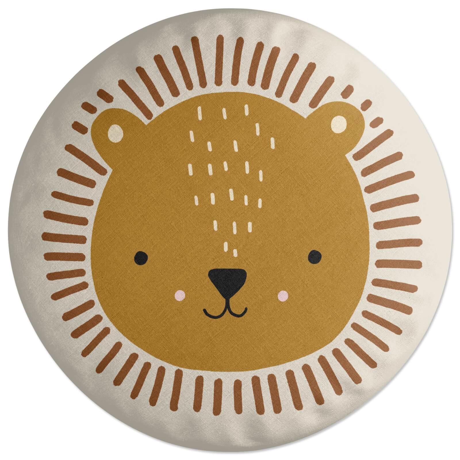 Lion Round Cushion Round Cushion