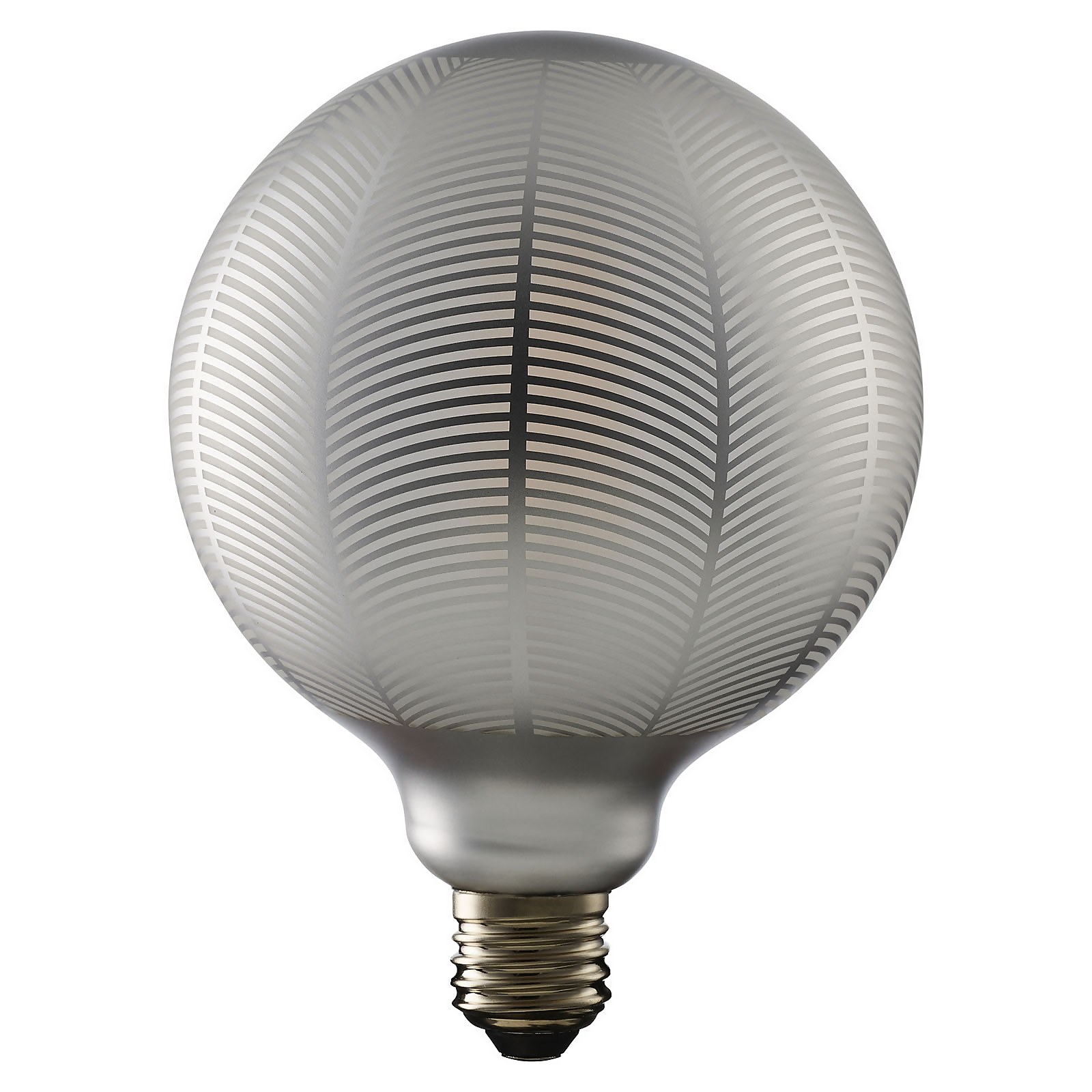 Photo of Tcp Decorative Lightbulb Led Printed Globe Pinecone Silver Es 4w/28w Warm Amber 1 Pack