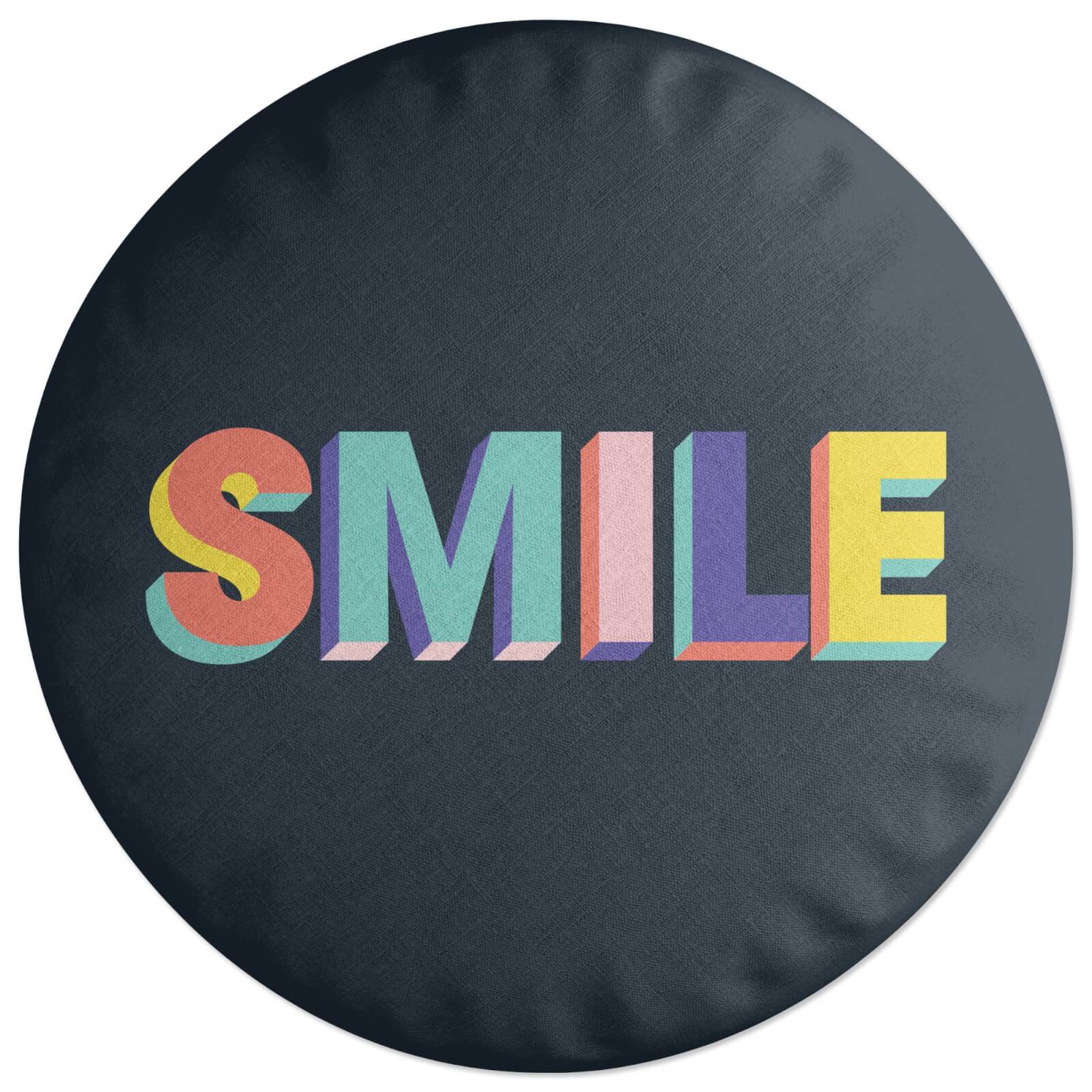 Decorsome Smile Round Cushion