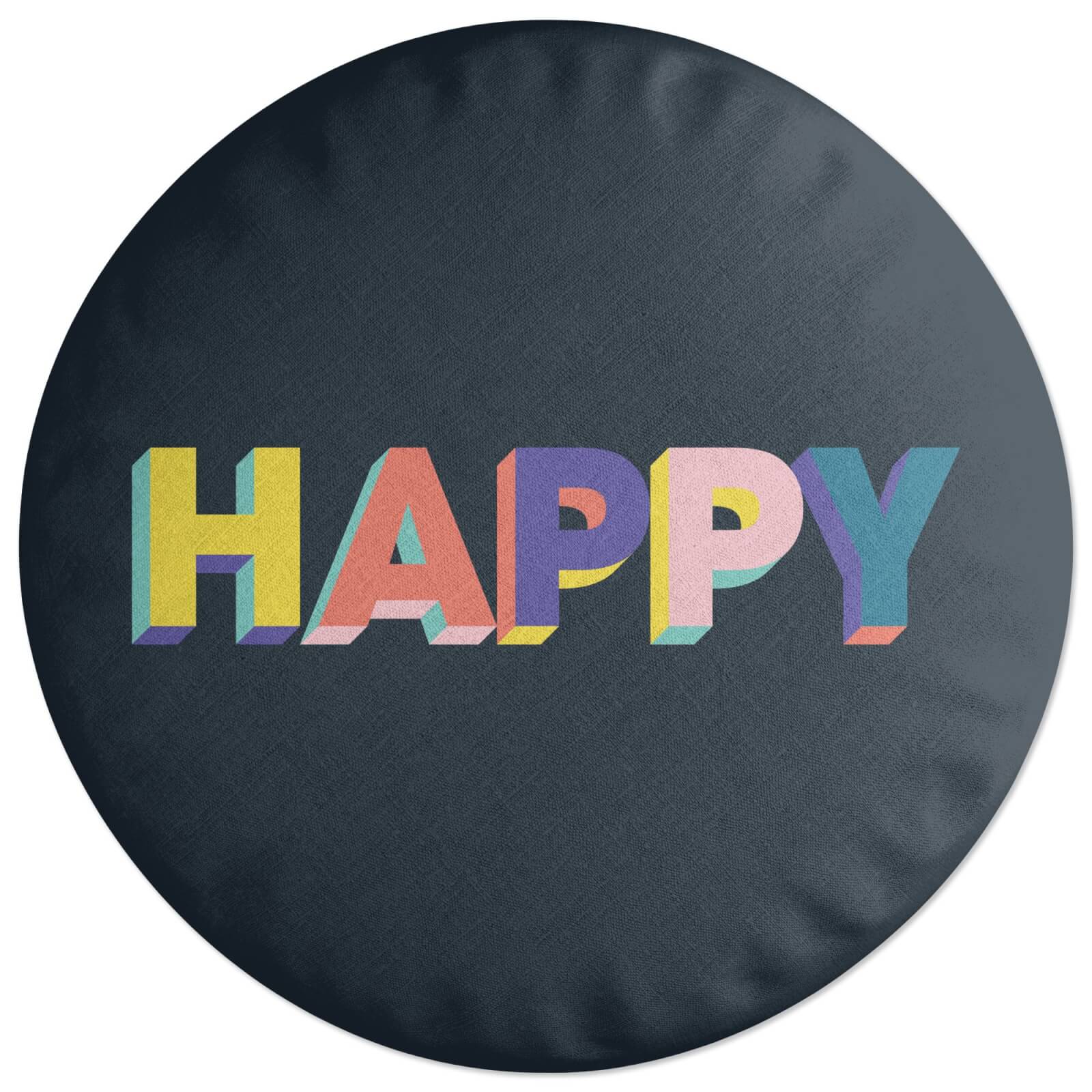 Happy Round Cushion