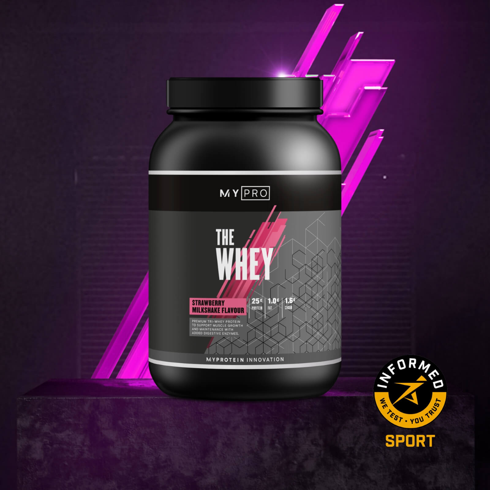 THE Whey - 60servings - Fraise