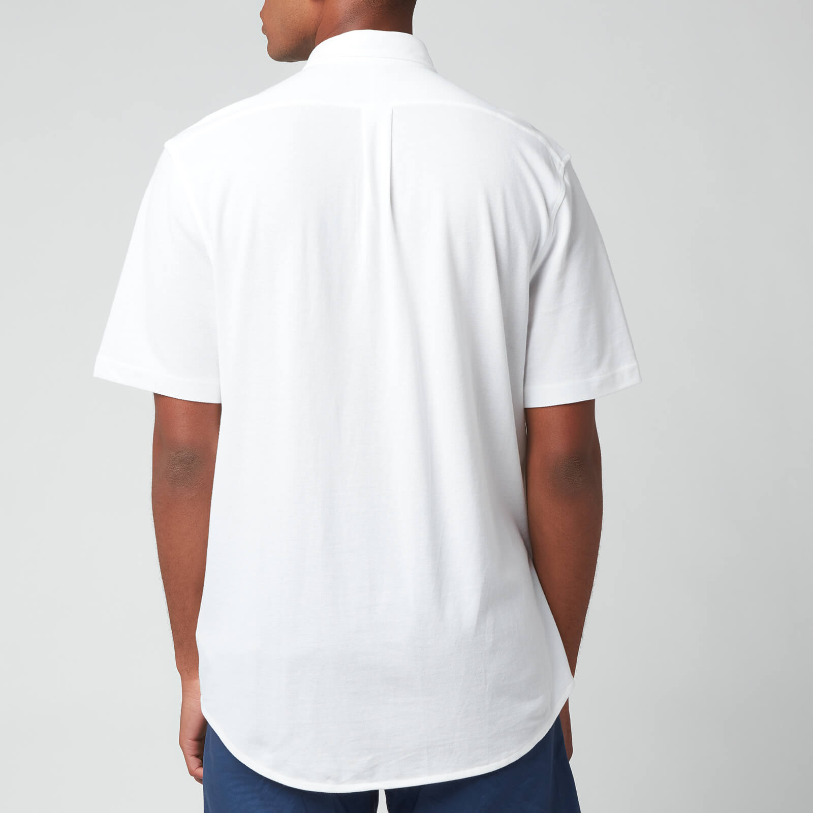 Polo Ralph Lauren White Featherweight Mesh Short Sleeve Shirt - - Men's Extra Large