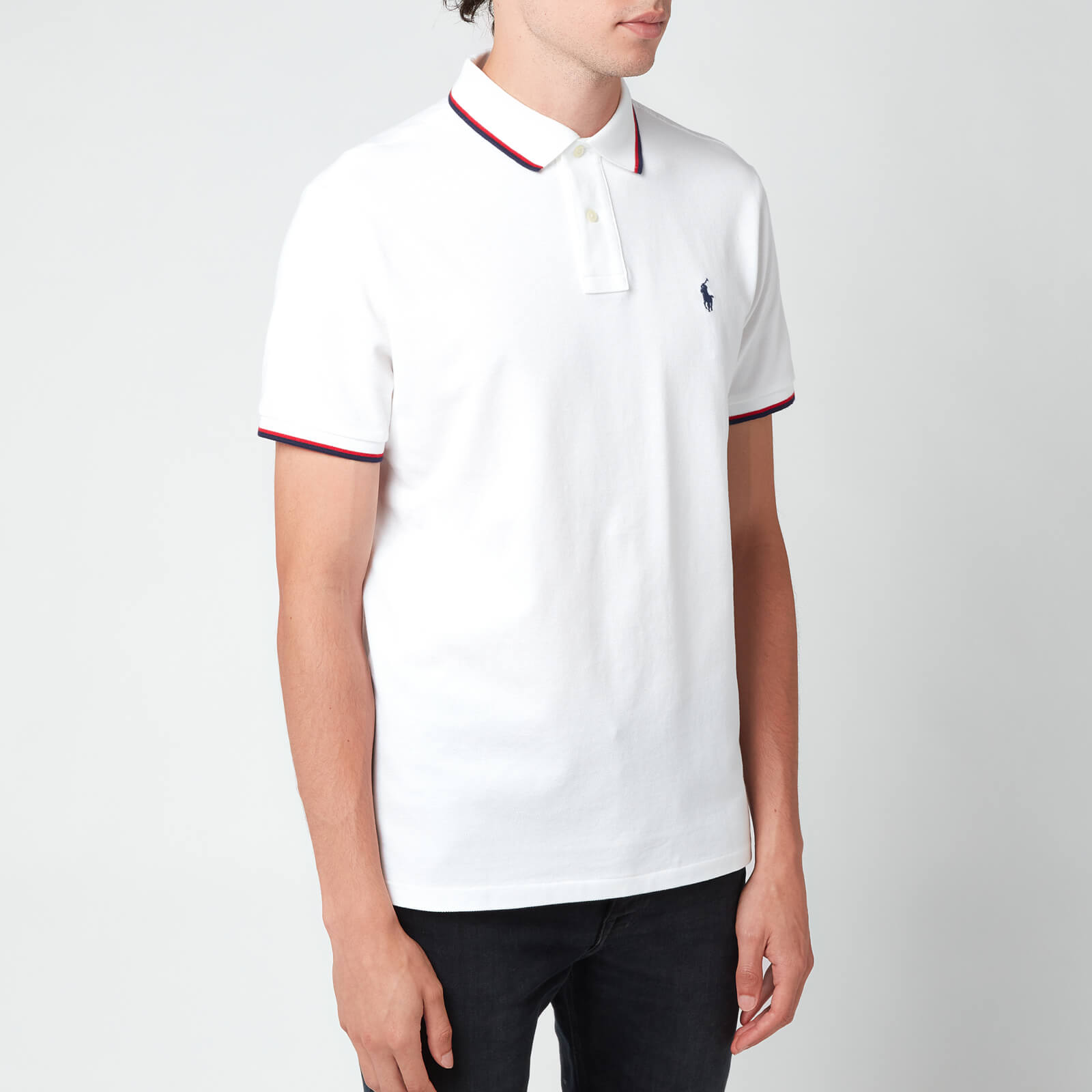 Polo Ralph Lauren Custom-Slim-Fit Poloshirt Aus Piqué - White - S