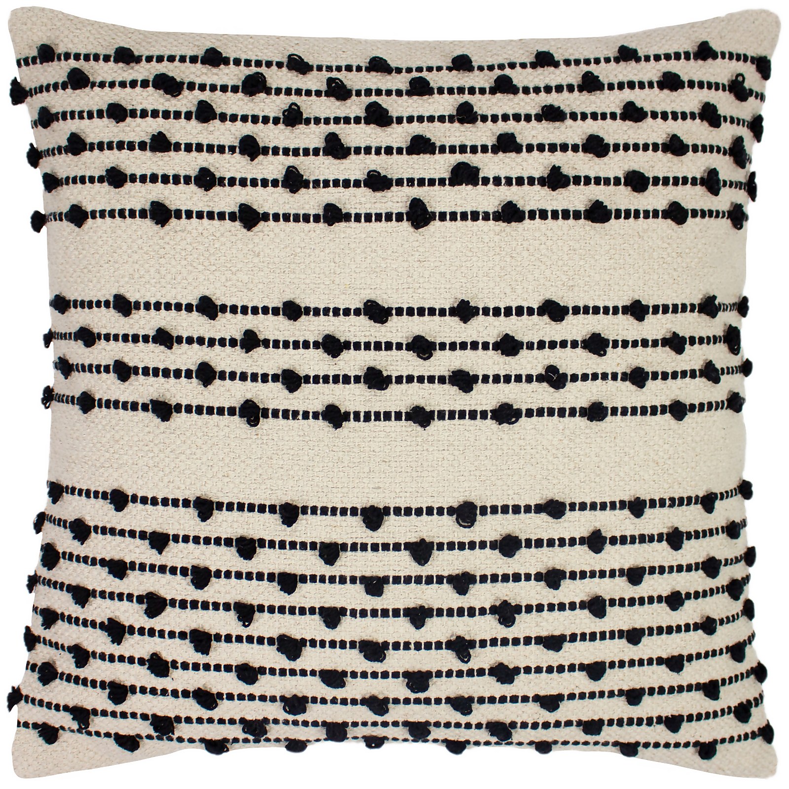 Photo of Cotton Line Knotted Cushion - 45x45cm