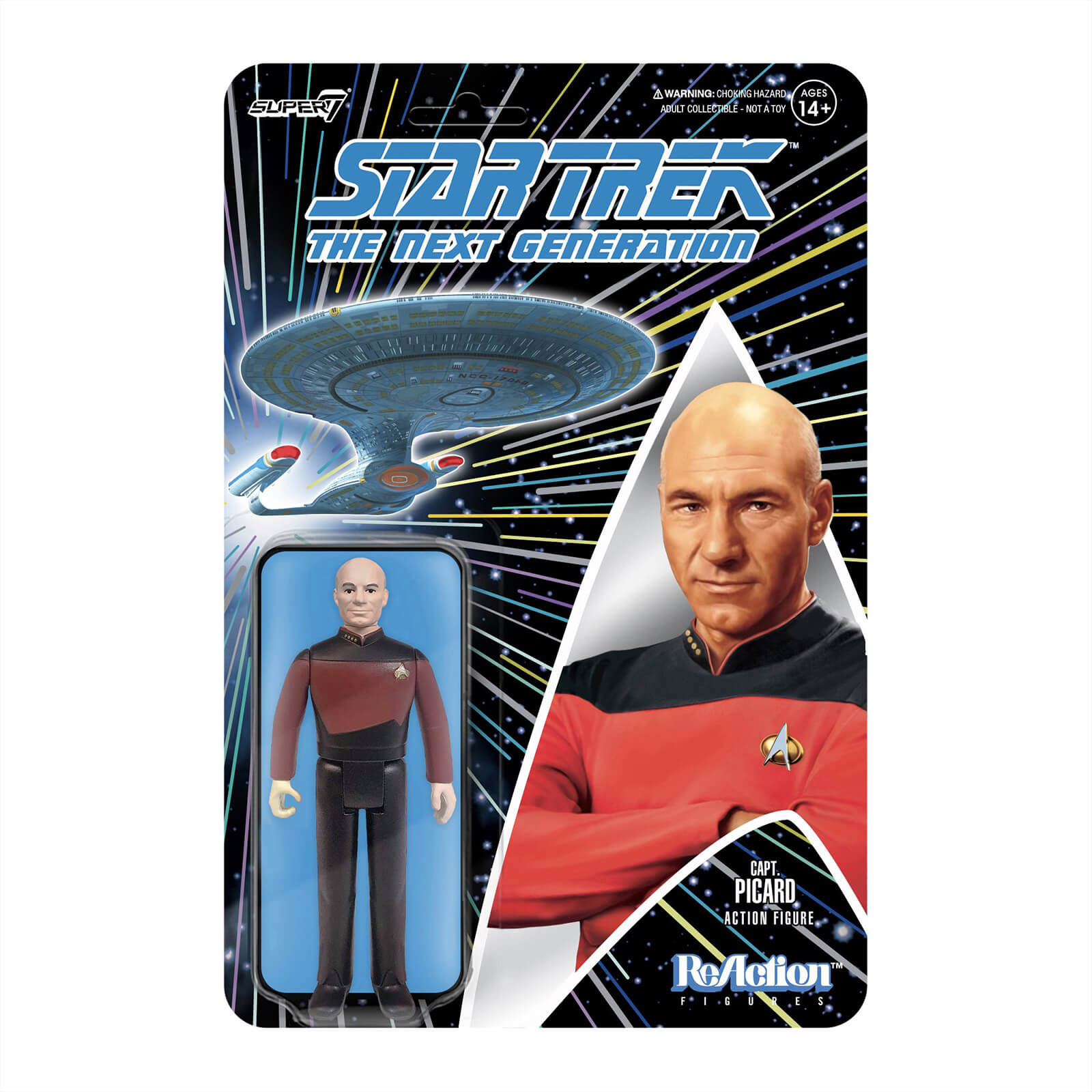 Super7 Star Trek The Next Generation ReAction Figure - Picard