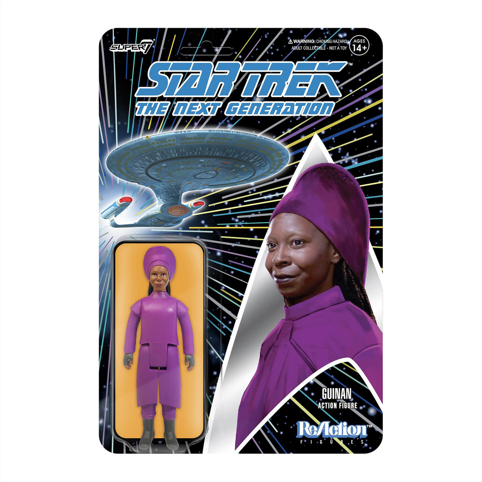 Super7 Star Trek The Next Generation ReAction Figure - Guinan