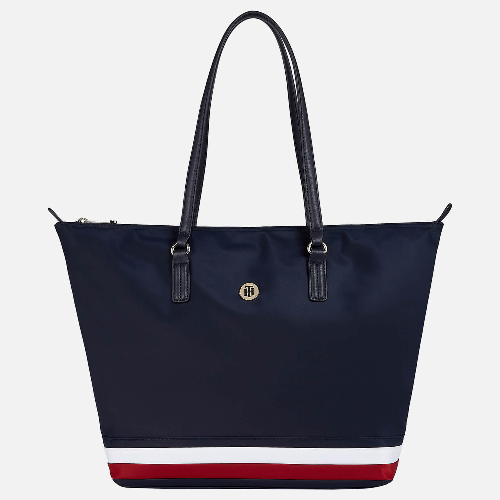 Tommy Hilfiger Women's Poppy Tote Bag Corporate With Stripe - Navy Corporate