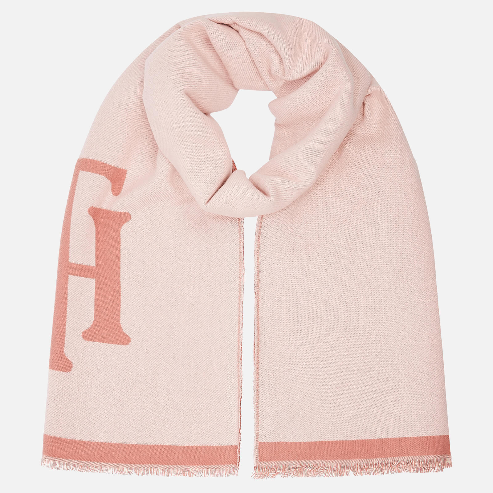 Image of Tommy Hilfiger Women's Th Feminine Brushed Scarf - Perfect Pink