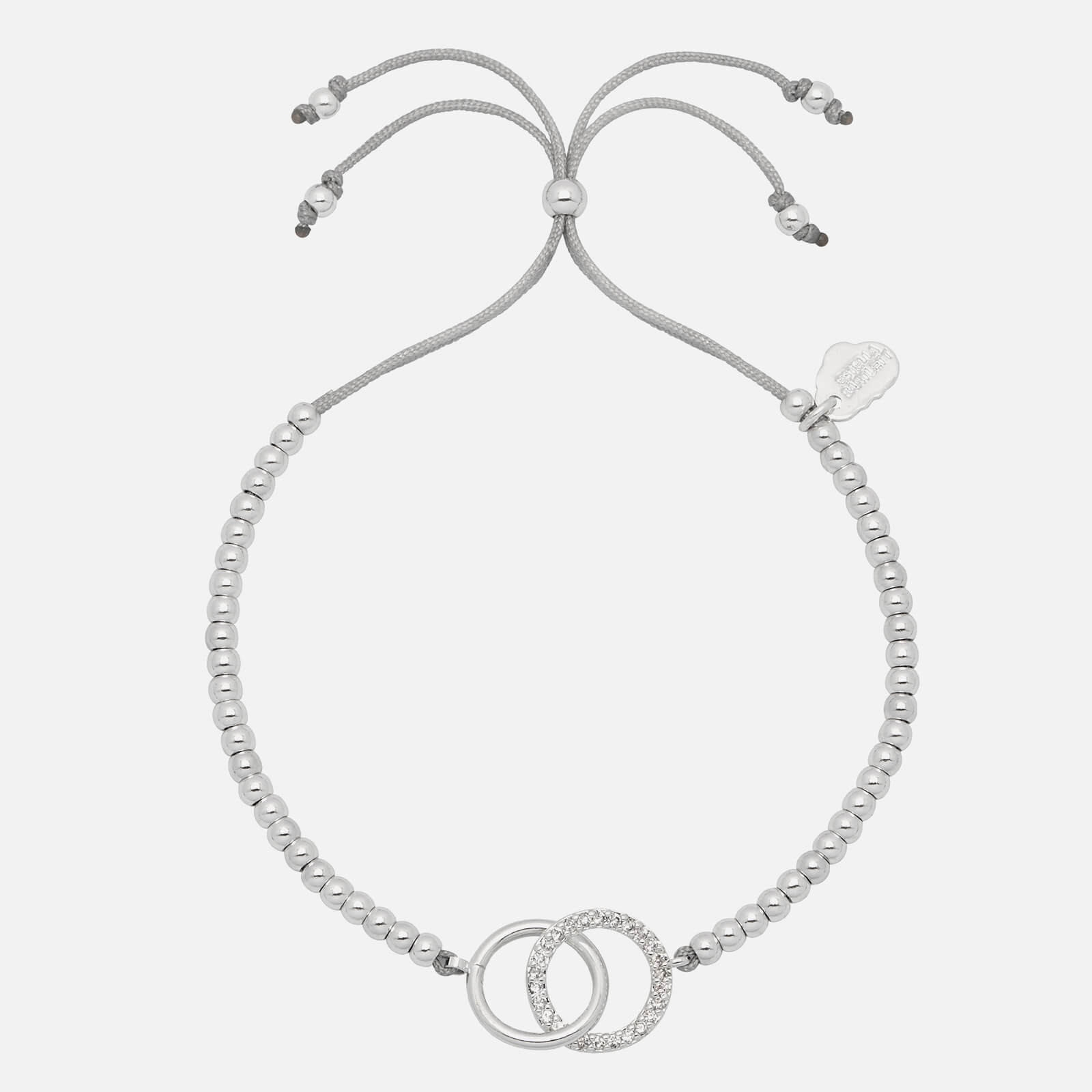 Estella Bartlett Women's Interlinked CZ Liberty Bracelet - Silver Plated