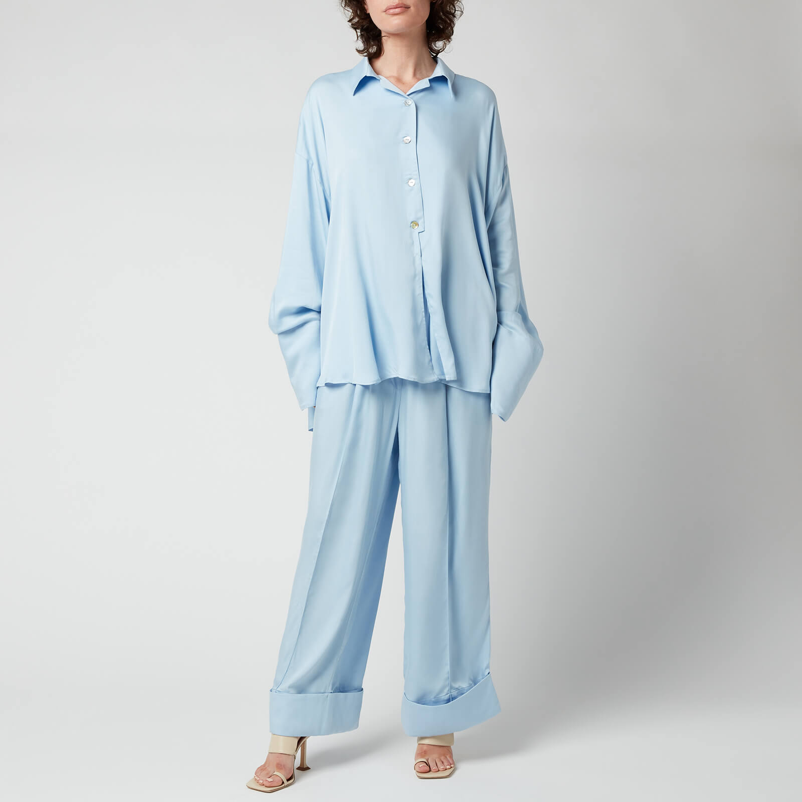 Sleeper Women's Sizeless Viscose Pajama Set - Blue