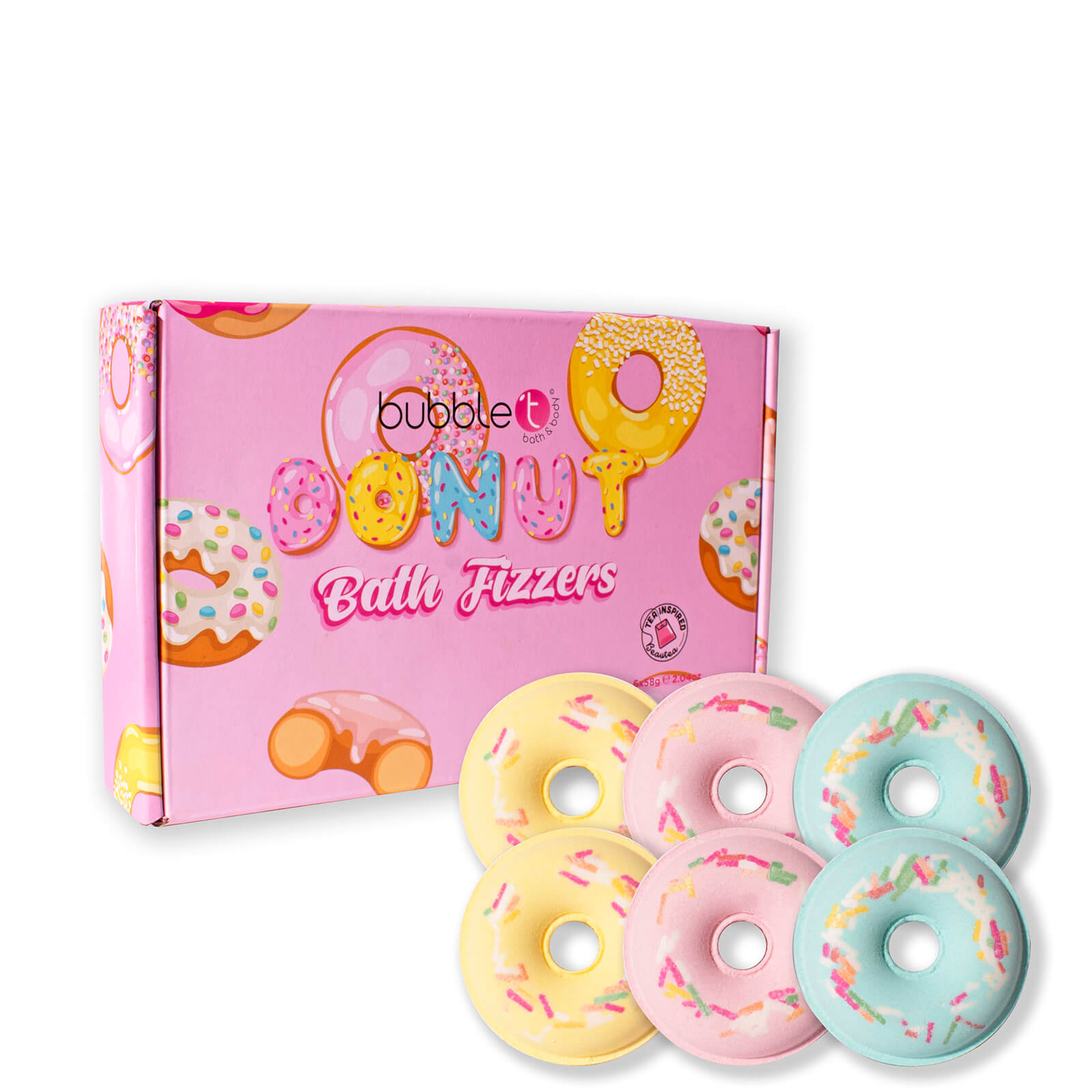 

Bubble T Donut Bath Bomb Fizzers Gift Set