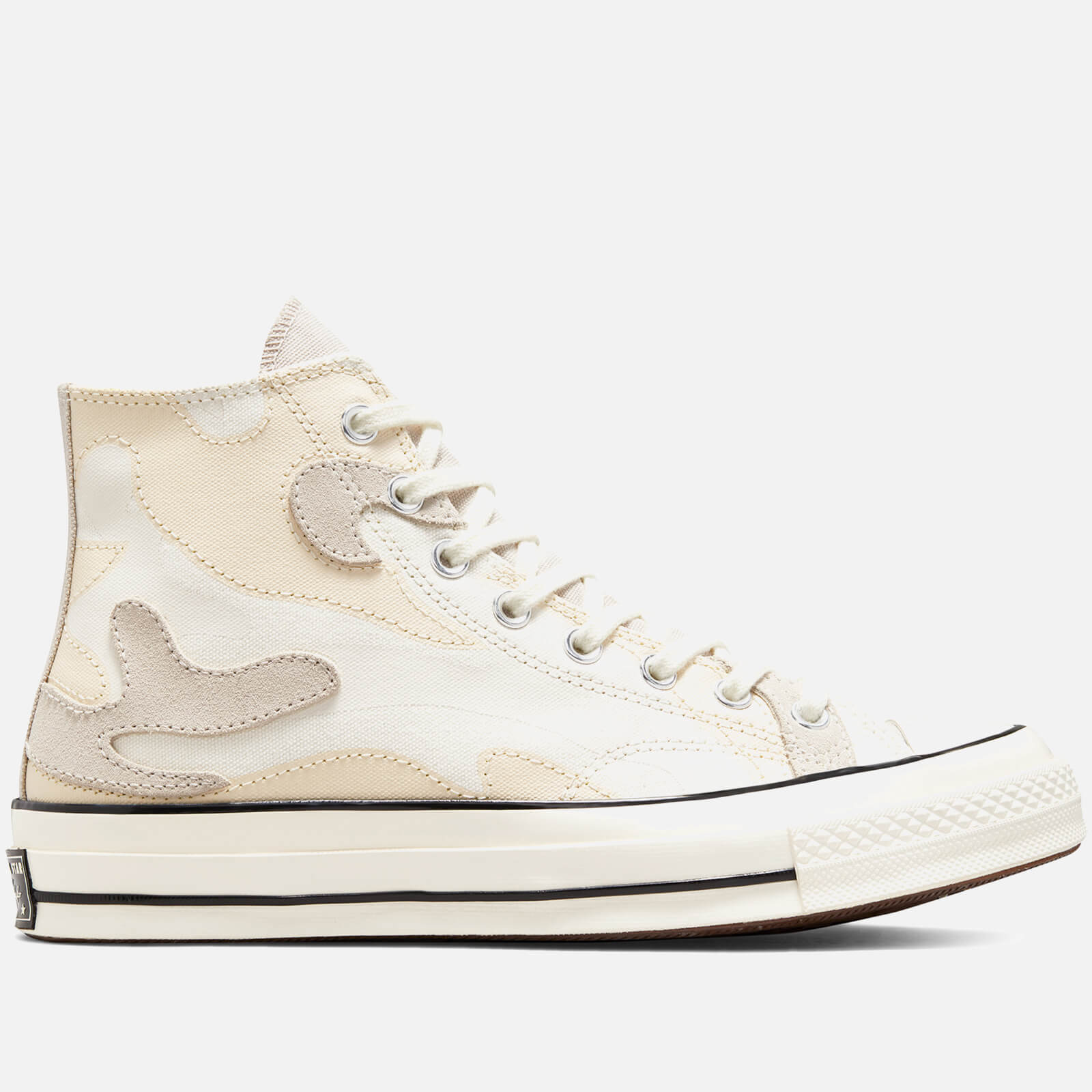 Converse Men's Chuck 70 Hybrid Camo Hi-Top Trainers - Egret/Black/Egret - UK 9