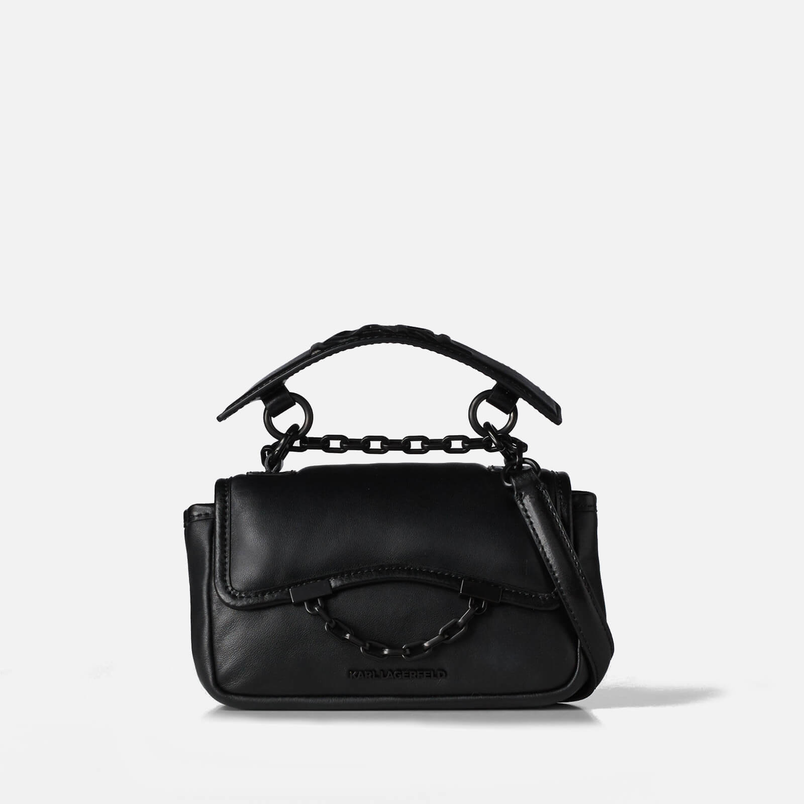 KARL LAGERFELD Women's K/Karl Seven Soft Mini Shoulder Bag - Black