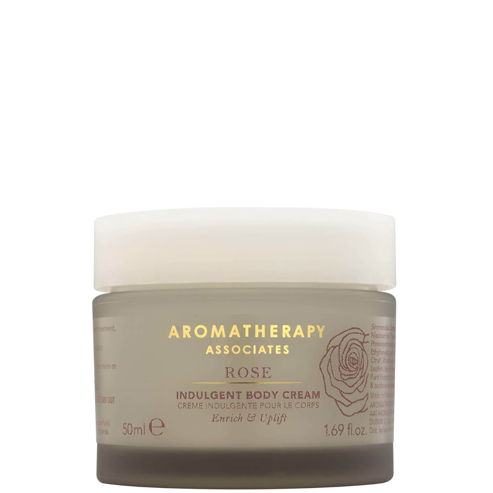Image of Aromatherapy Associates Rose Body Cream 50ml