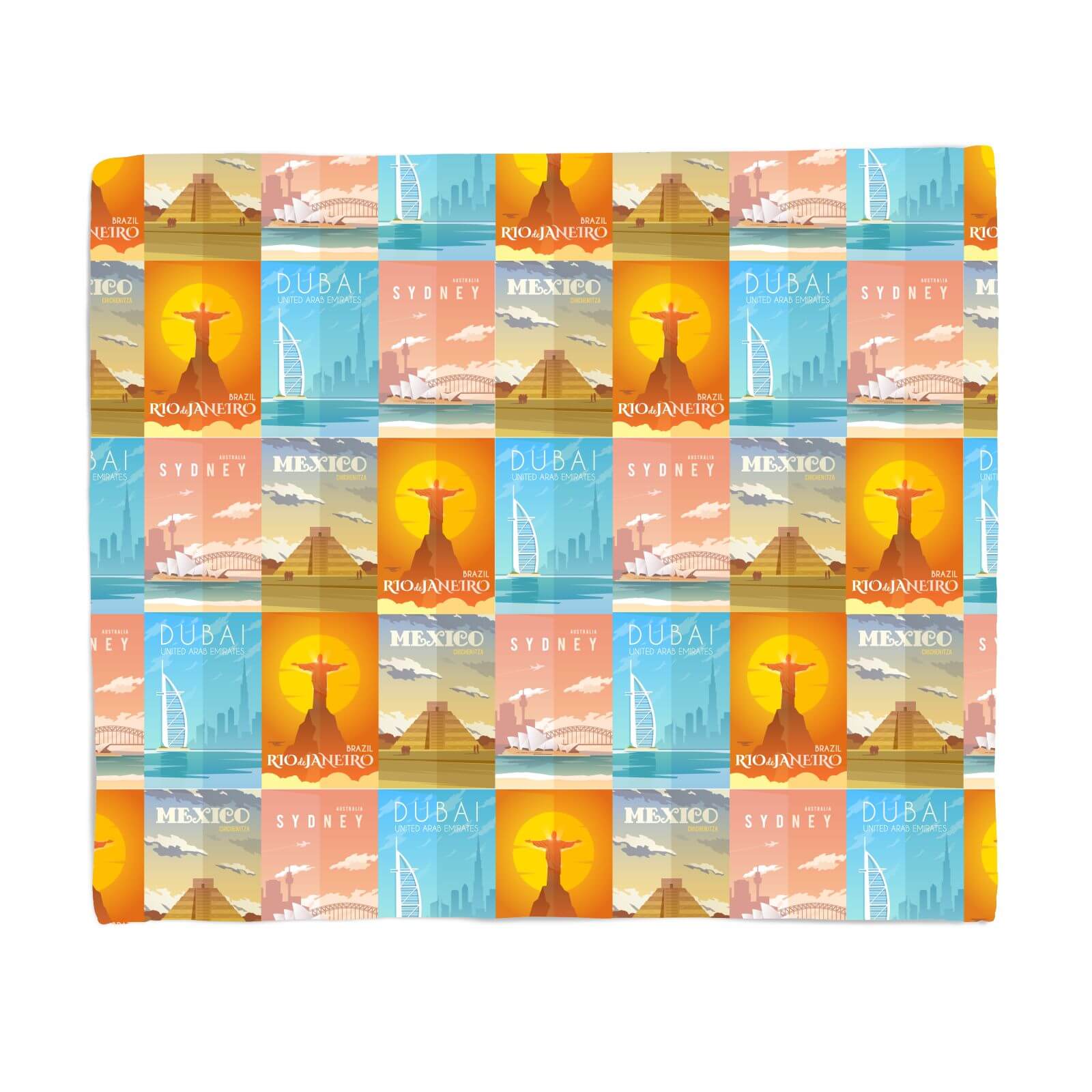 See The World Fleece Blanket - S