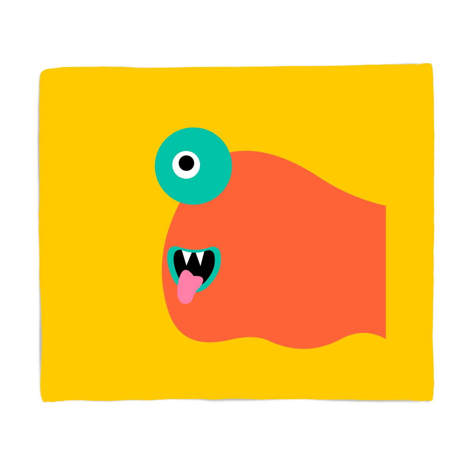 Scary Slug Monster Fleece Blanket - S