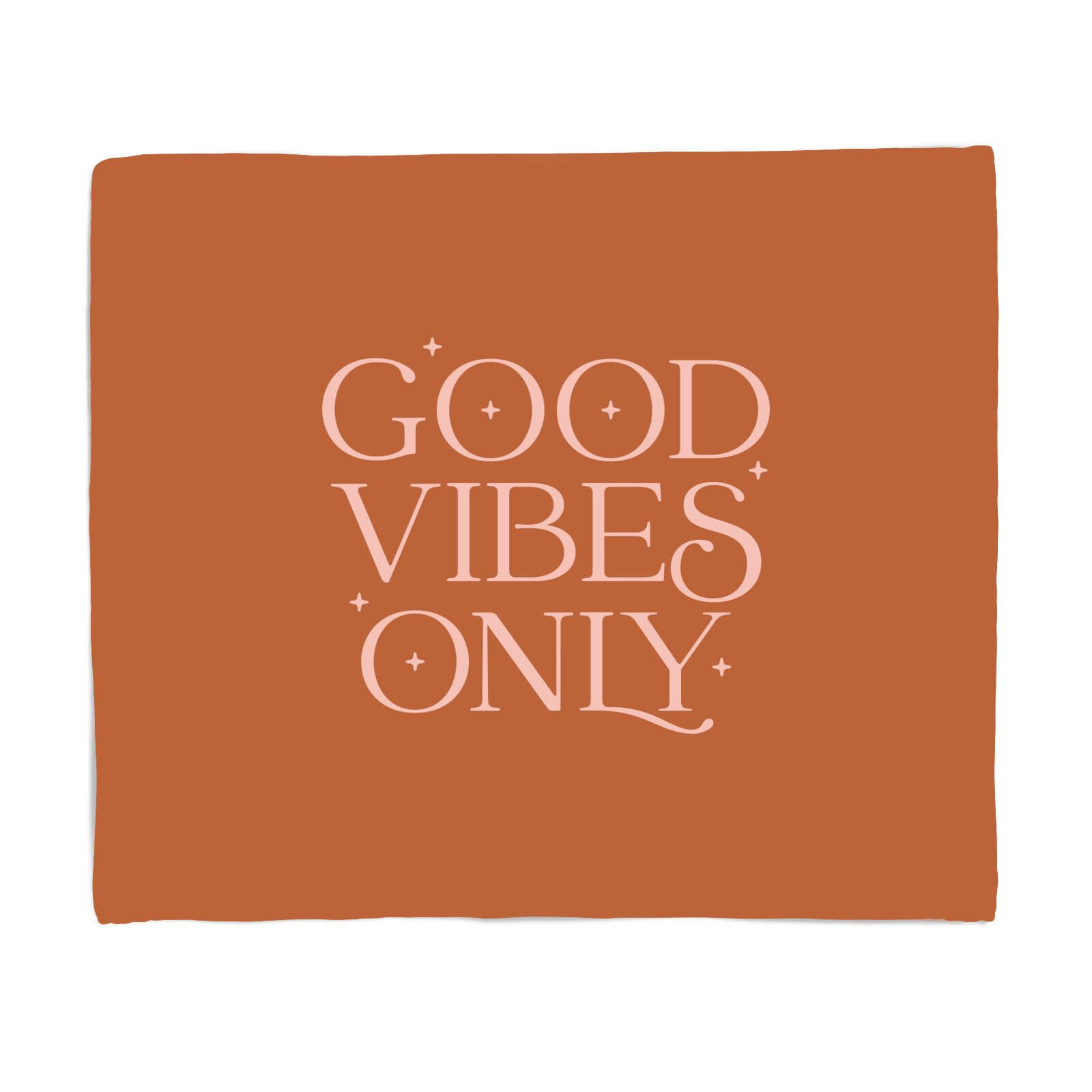 Good Vibes Only Fleece Blanket - S