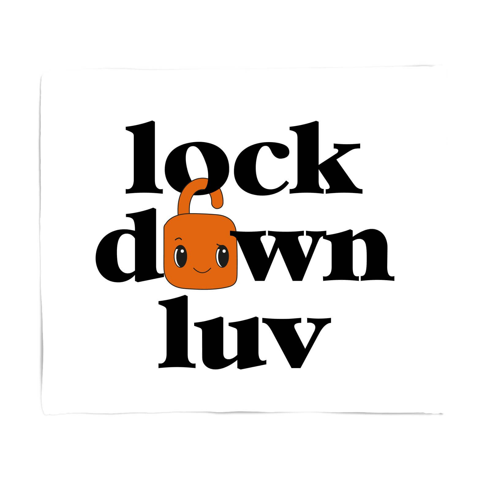 Lockdown Luv Fleece Blanket - S