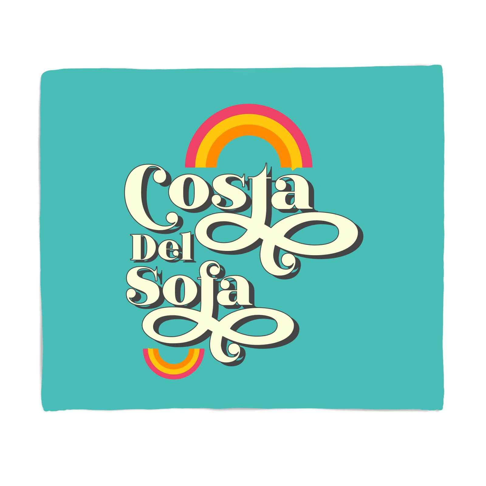 Costa Del Sofa Fleece Blanket - S