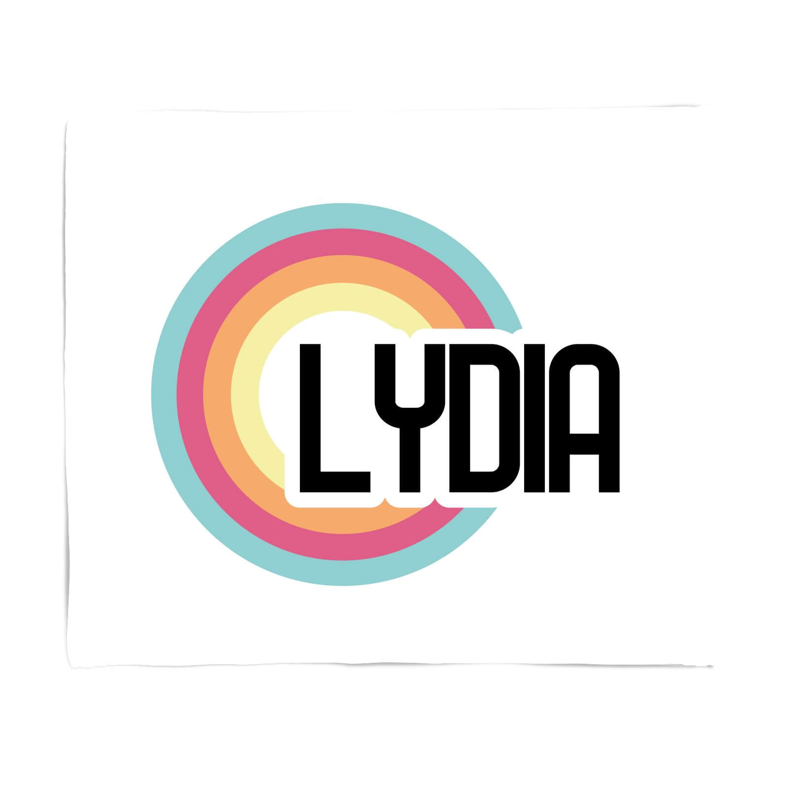Lydia Rainbow Fleece Blanket - S
