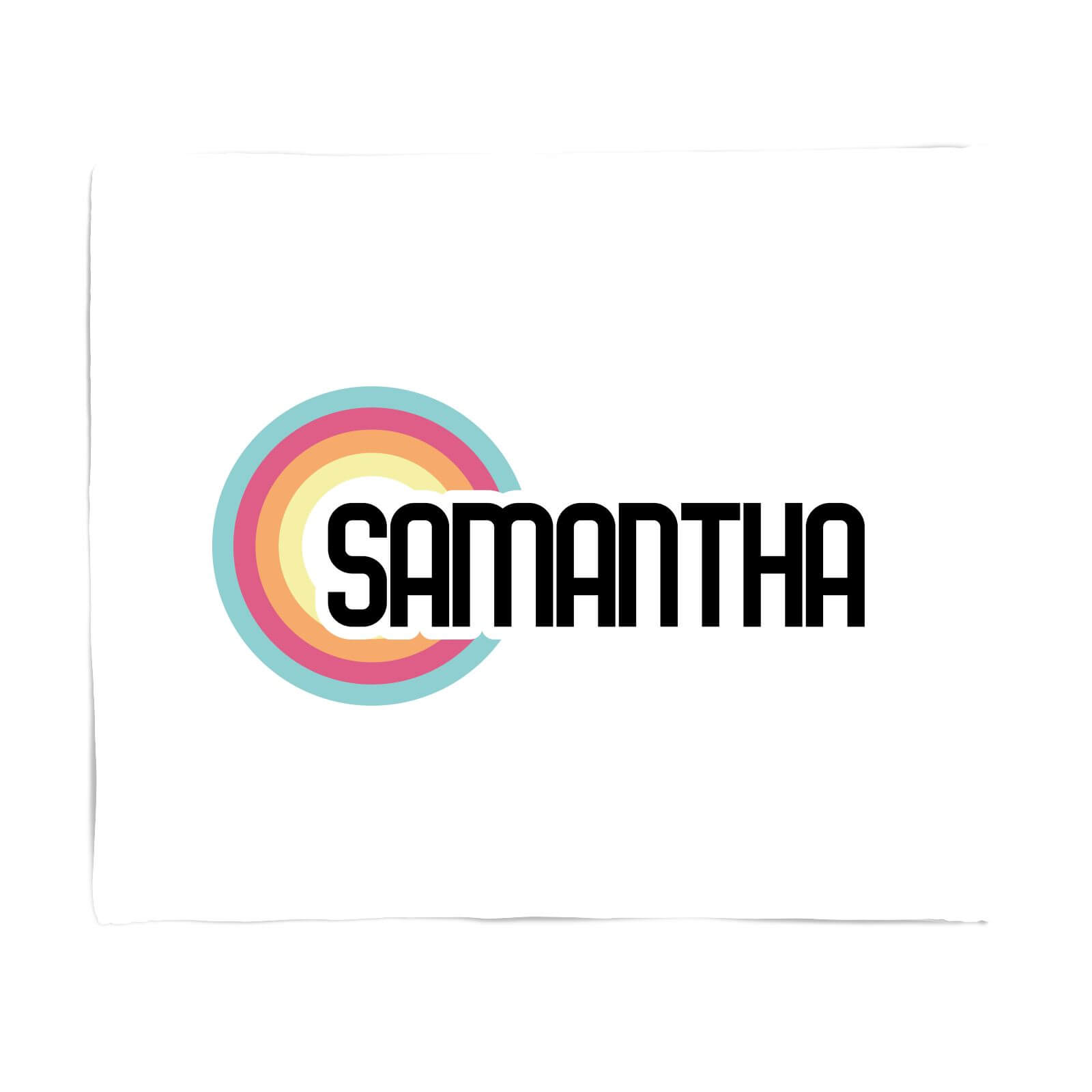 Samantha Rainbow Fleece Blanket - S