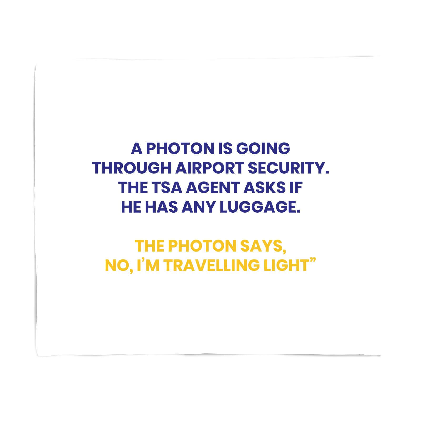 A Photon Fleece Blanket - S