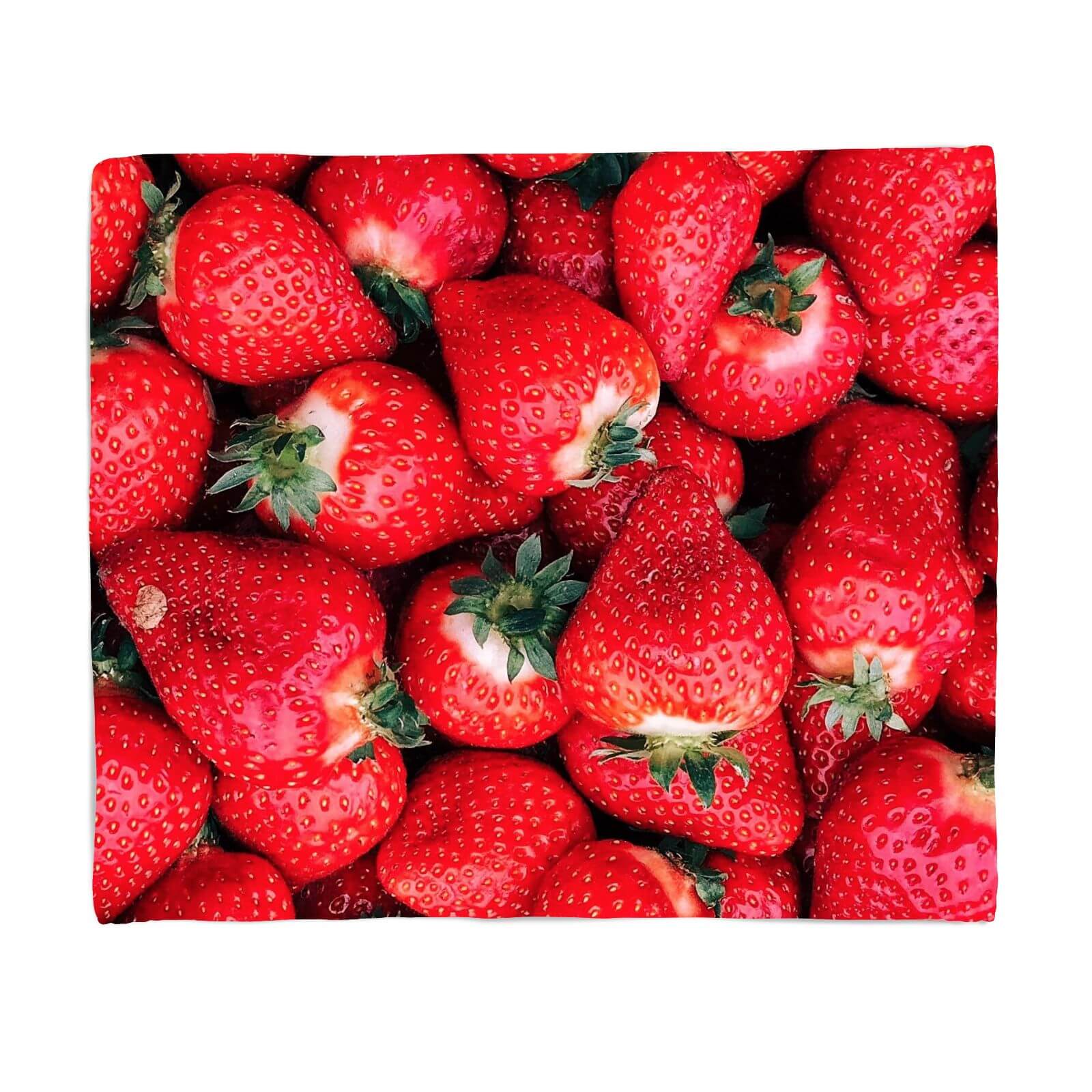 Strawberries Fleece Blanket - S