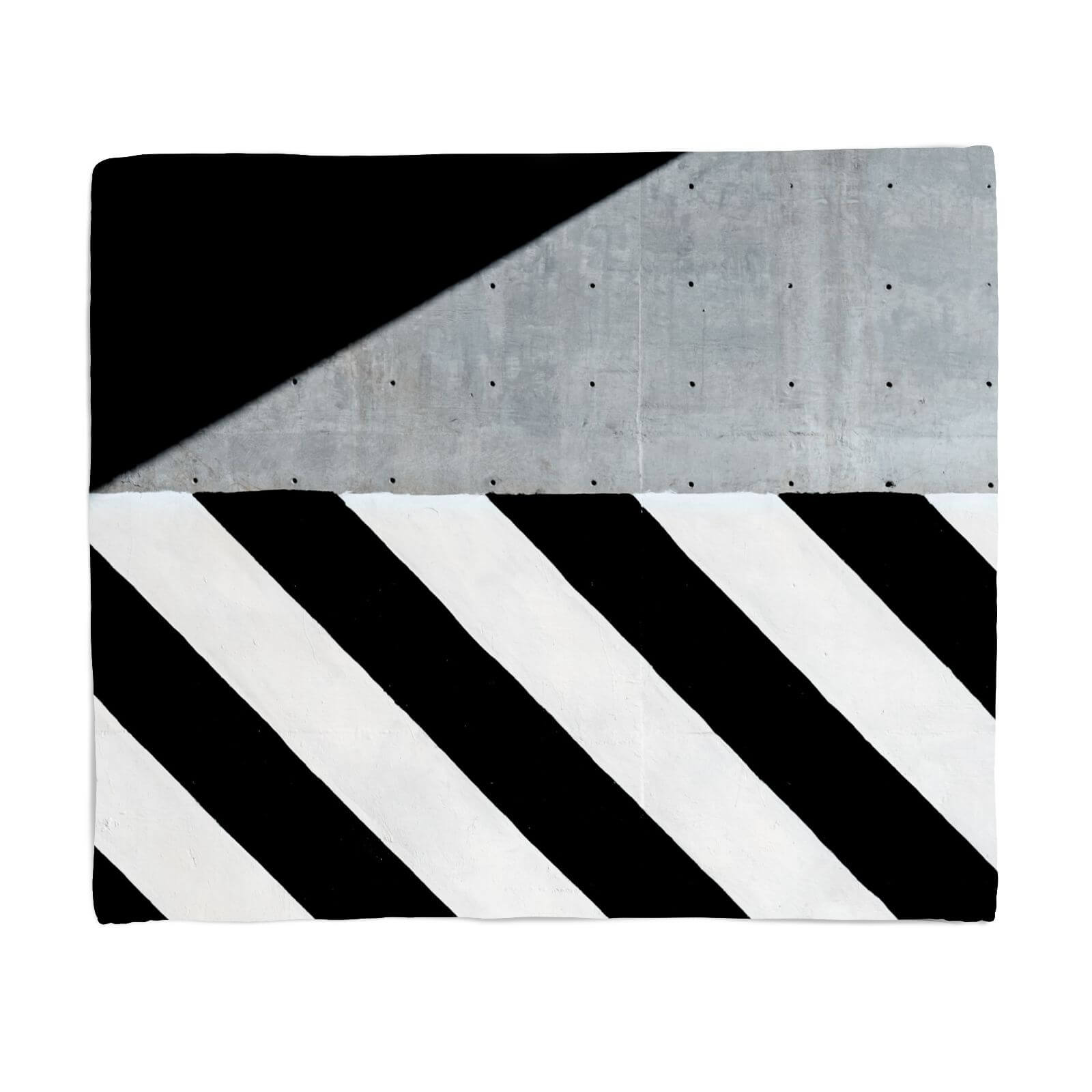 Stripes And Blocks Fleece Blanket - S