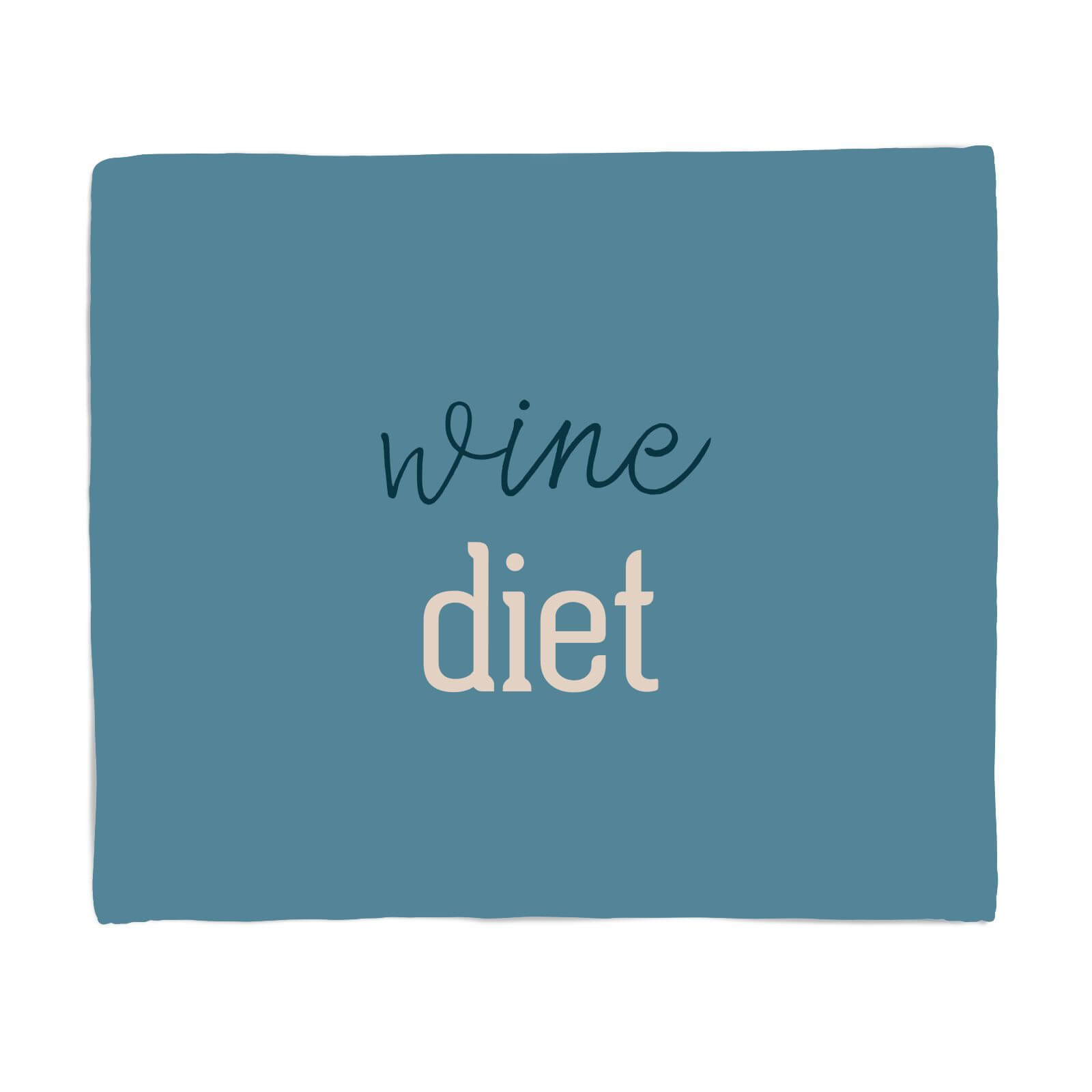 Wine Diet Fleece Blanket - S
