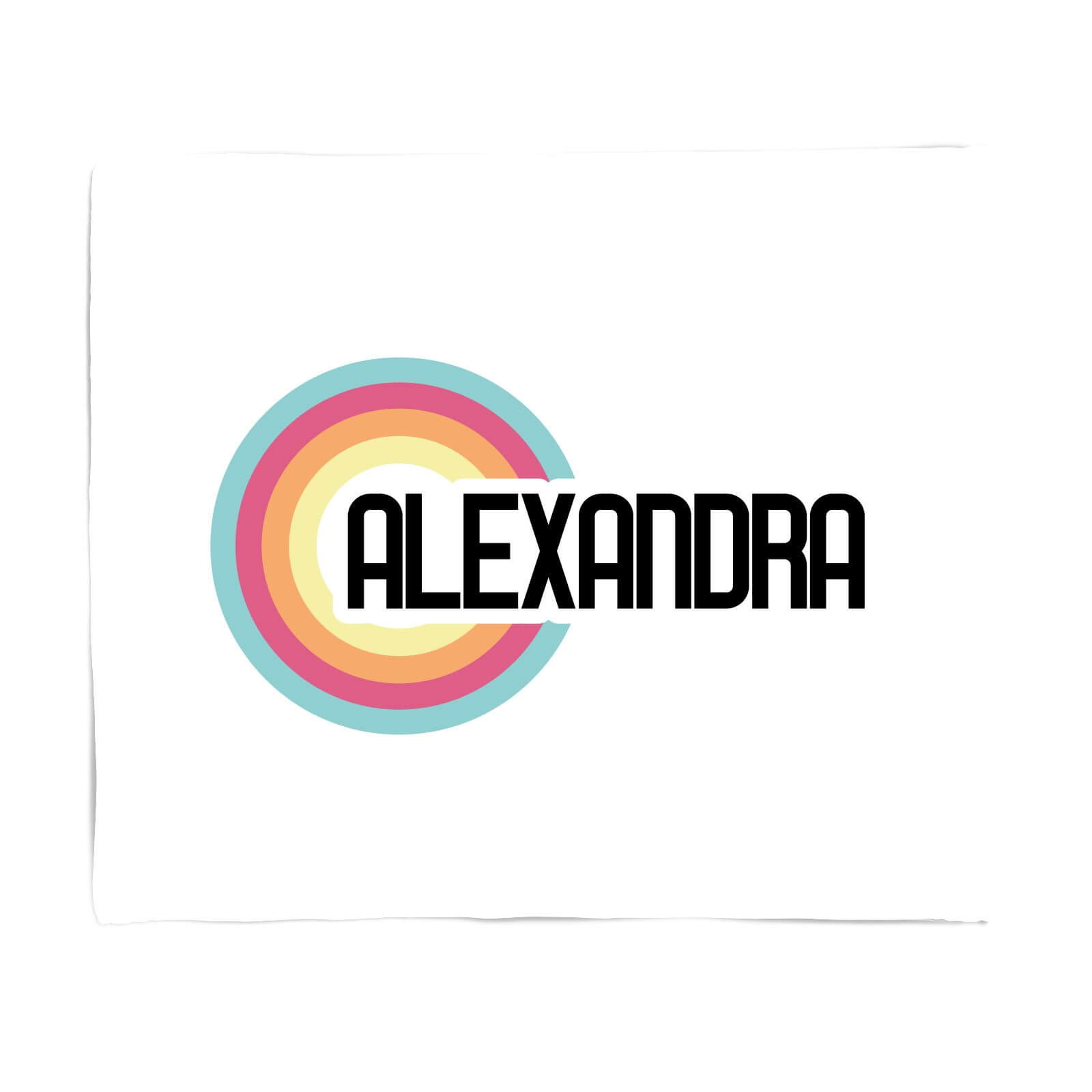 Alexandra Rainbow Fleece Blanket - S