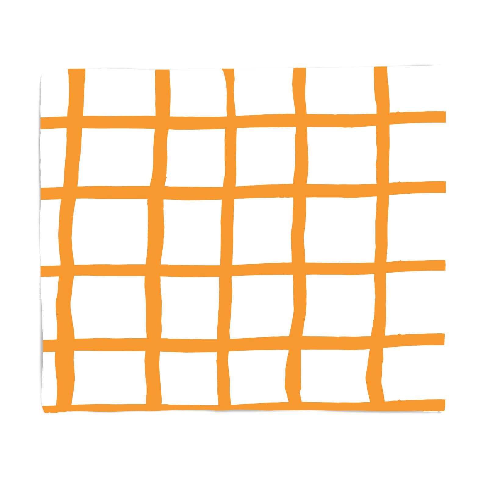 Large Cross Check Fleece Blanket - S