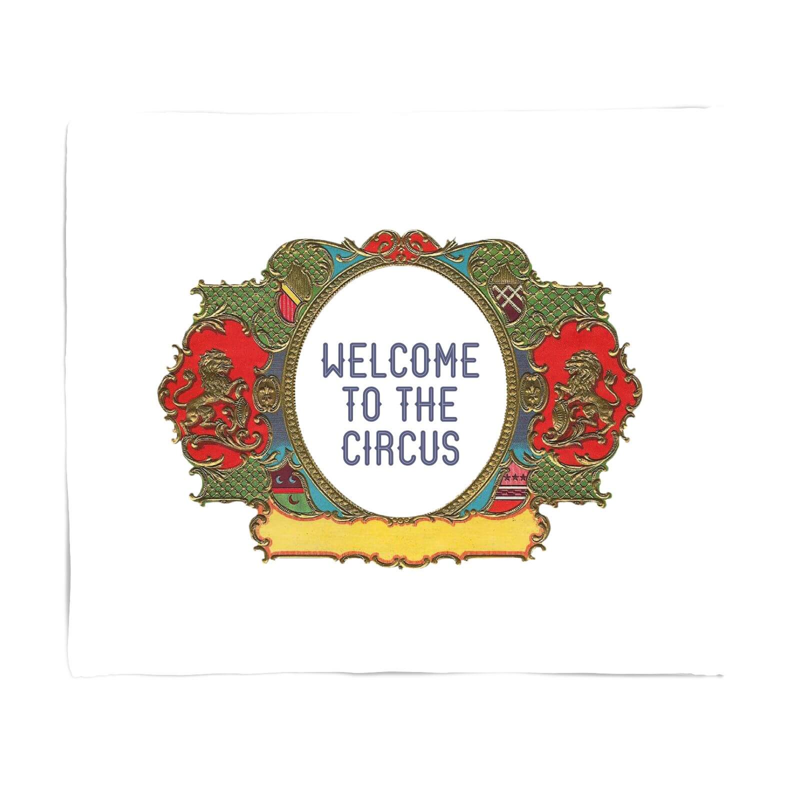 Welcome To The Circus Wide Emblem Fleece Blanket - S