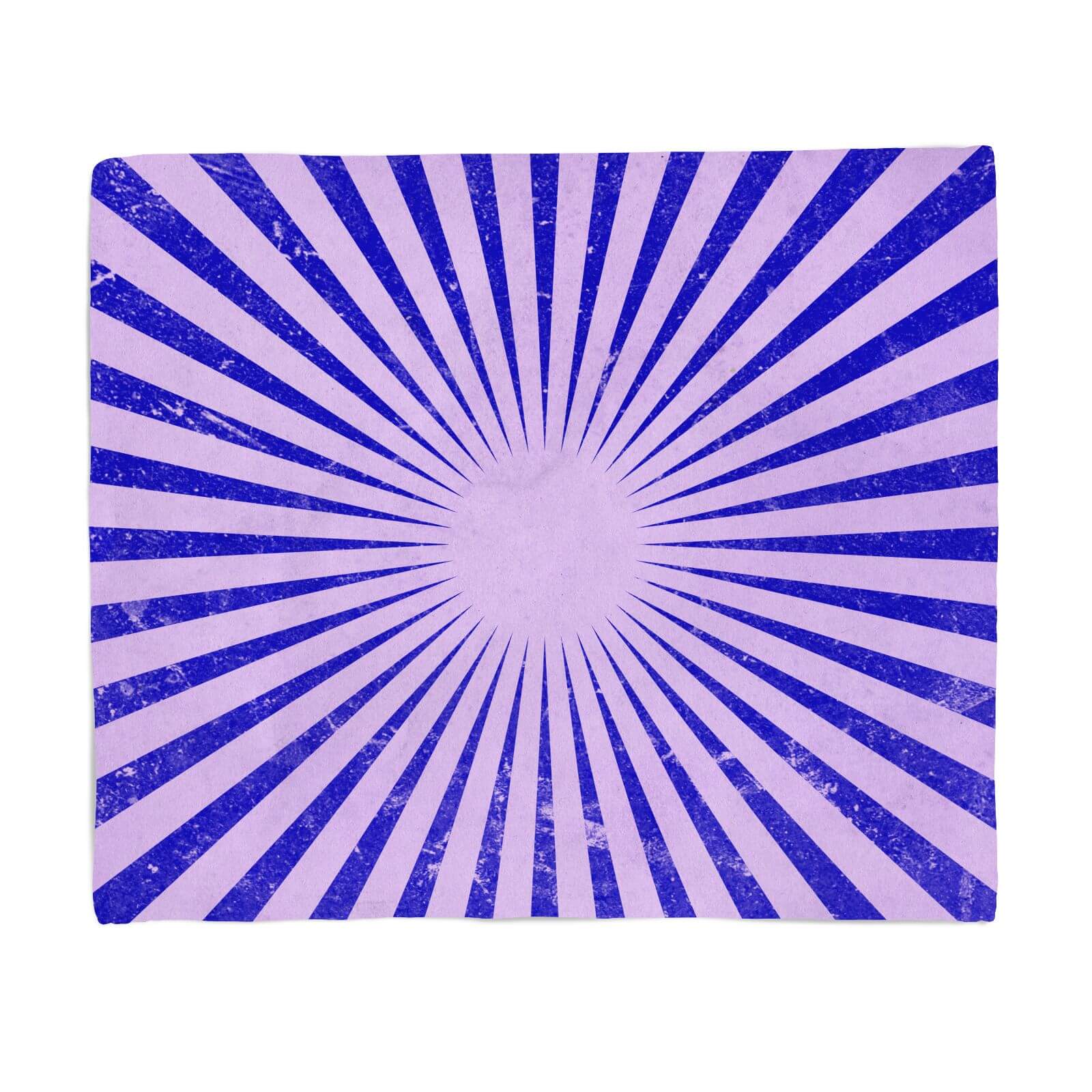 Circus Beams Purple Fleece Blanket - S
