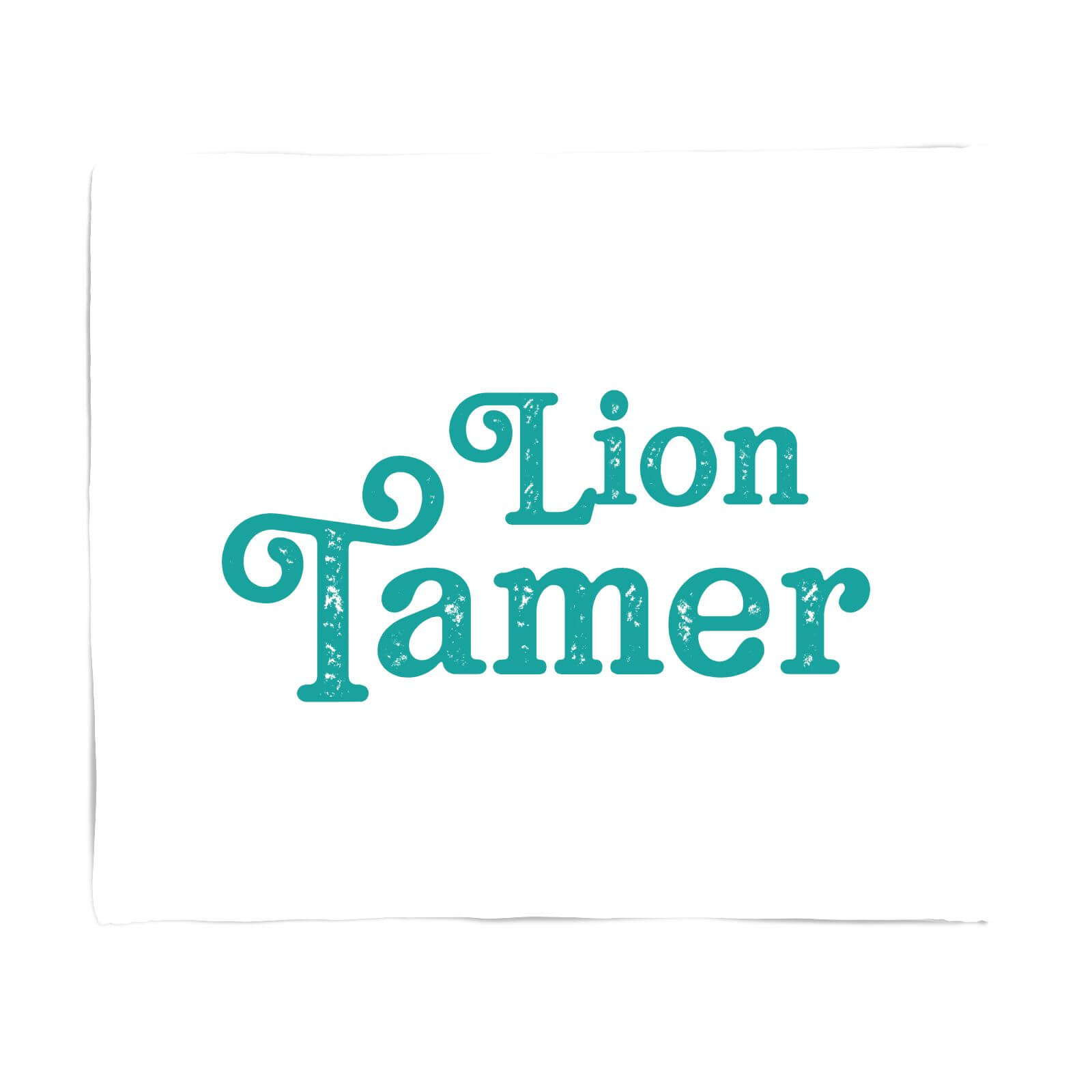 Lion Tamer Fleece Blanket - S