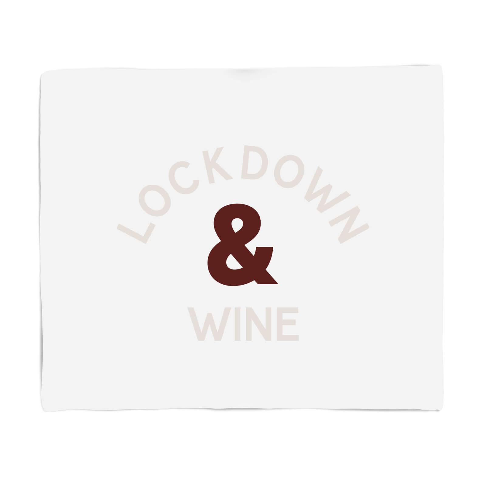 Lockdown & WIne Fleece Blanket - S
