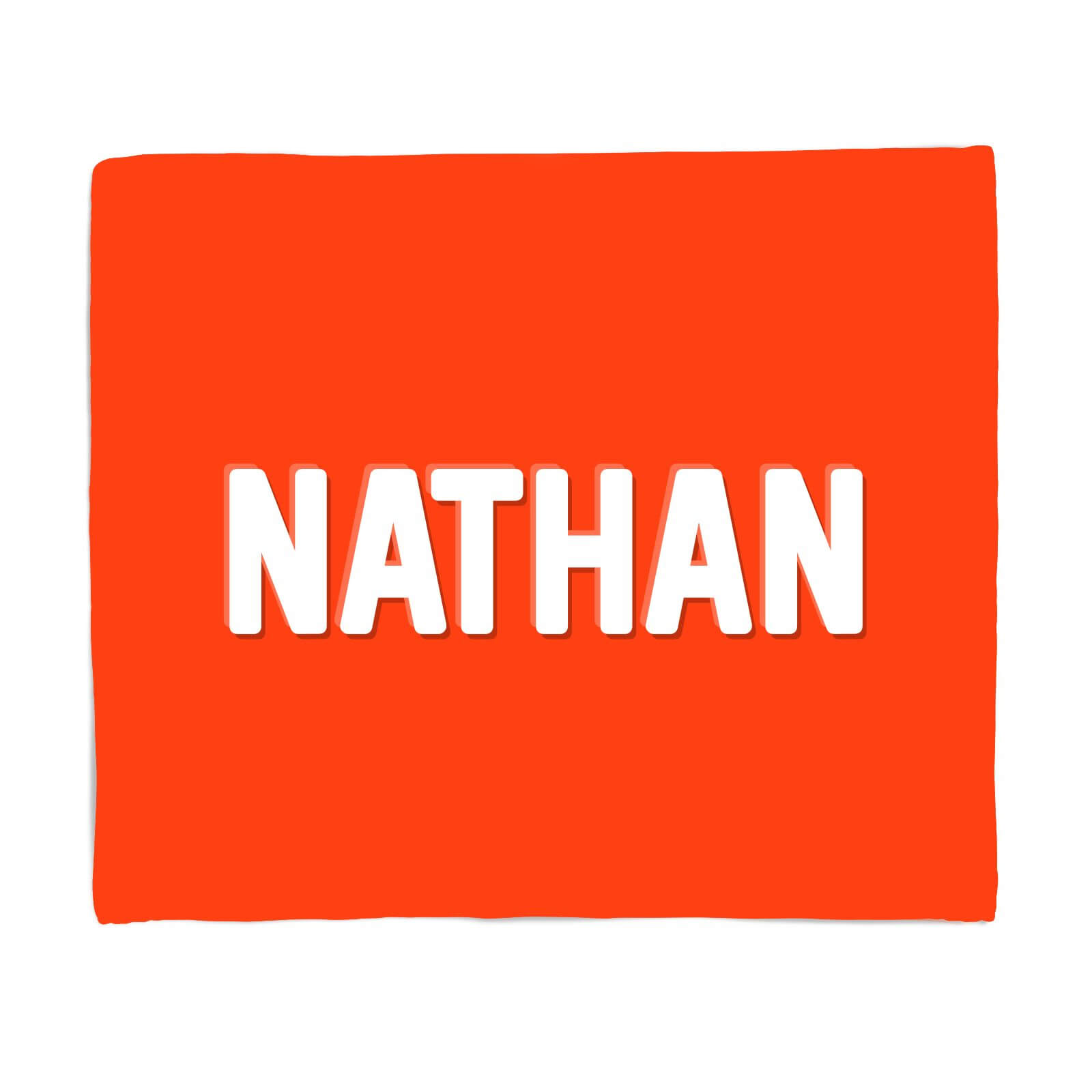 Embossed Nathan Fleece Blanket - S