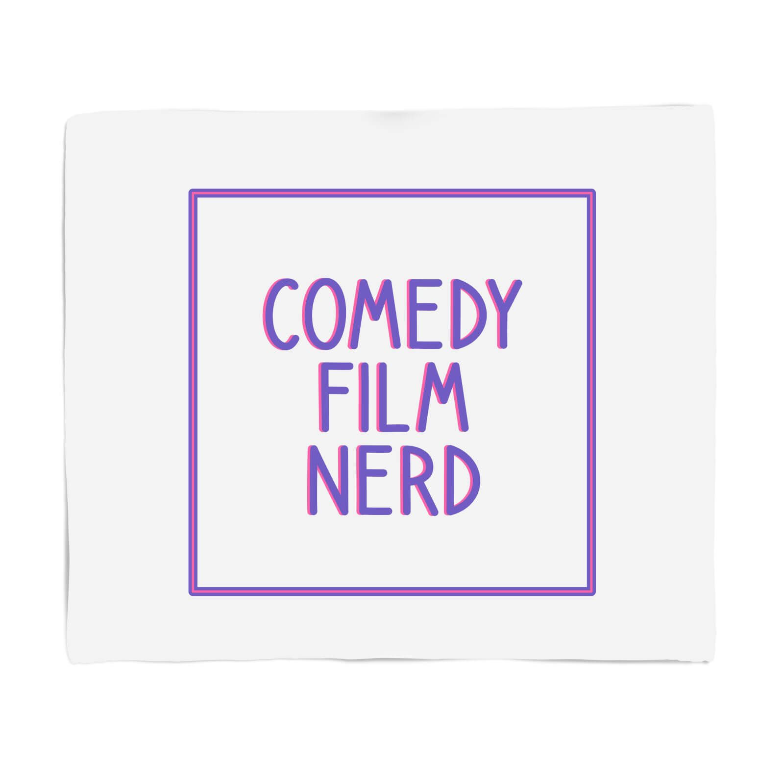 Comedy Film Nerd Fleece Blanket - S