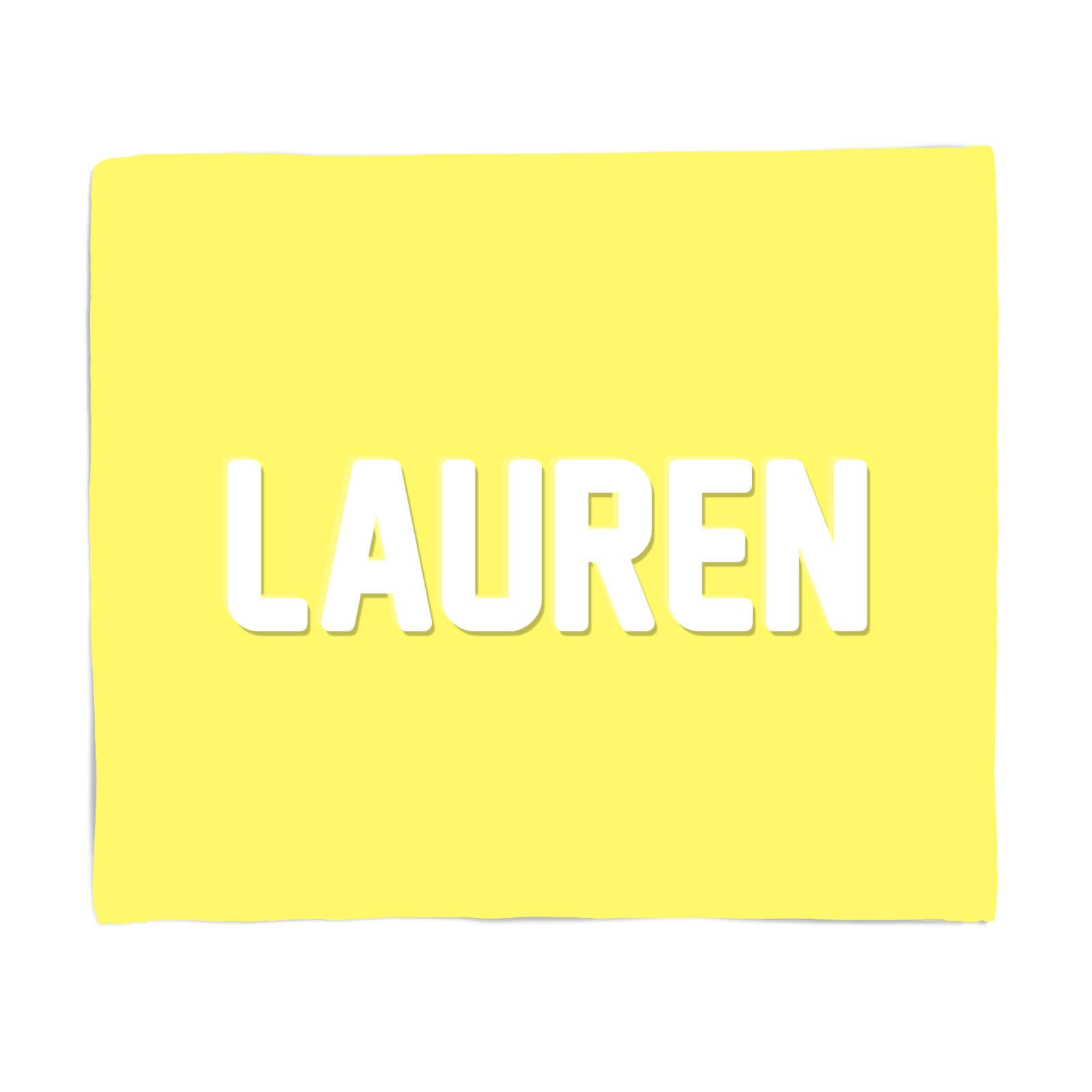 Embossed Lauren Fleece Blanket - S