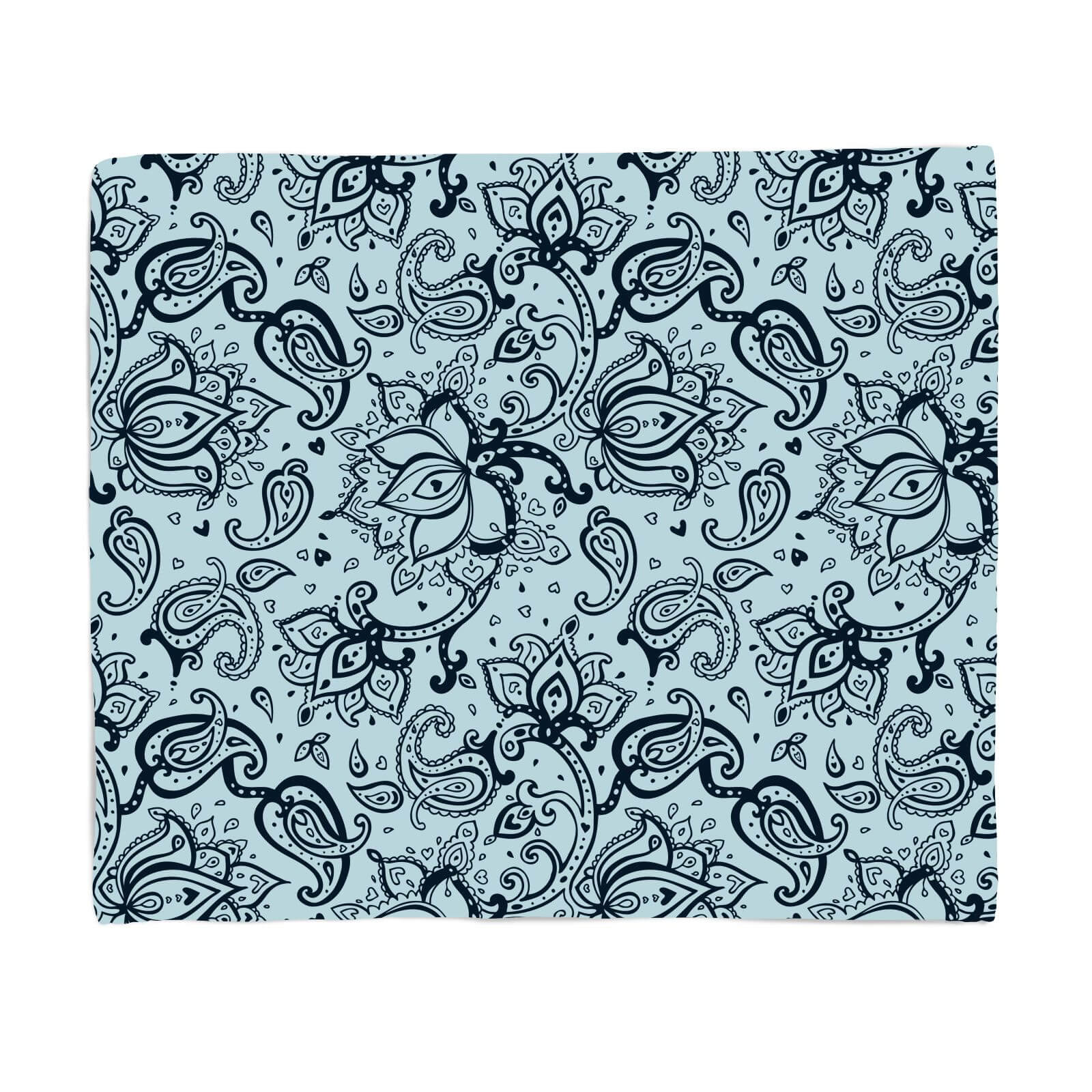 Mixed Paisley Fleece Blanket - S