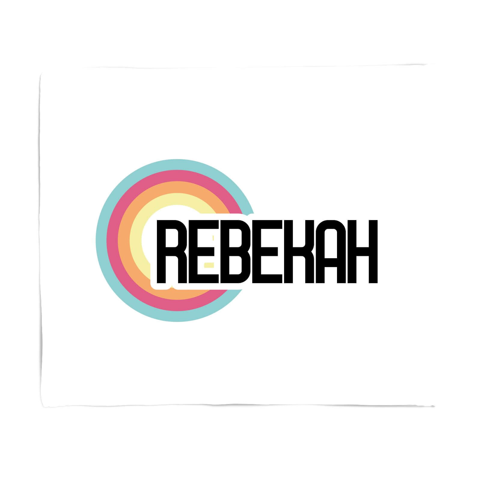 Rebekah Rainbow Fleece Blanket - S
