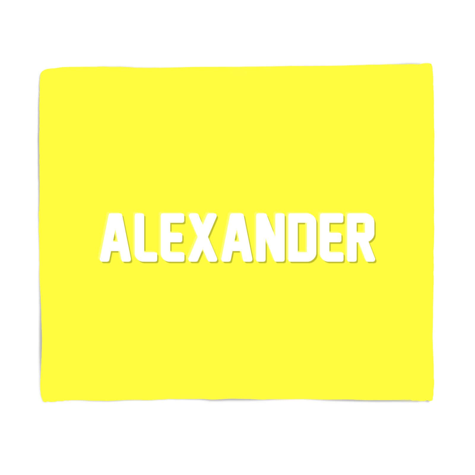 Embossed Alexander Fleece Blanket - S