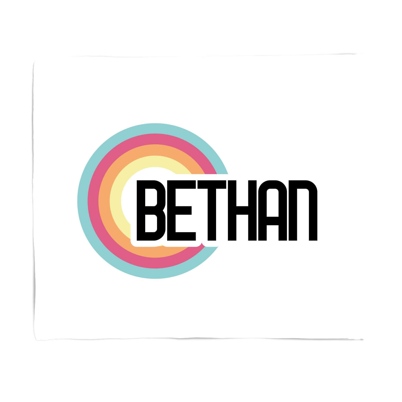 Bethan Rainbow Fleece Blanket - S