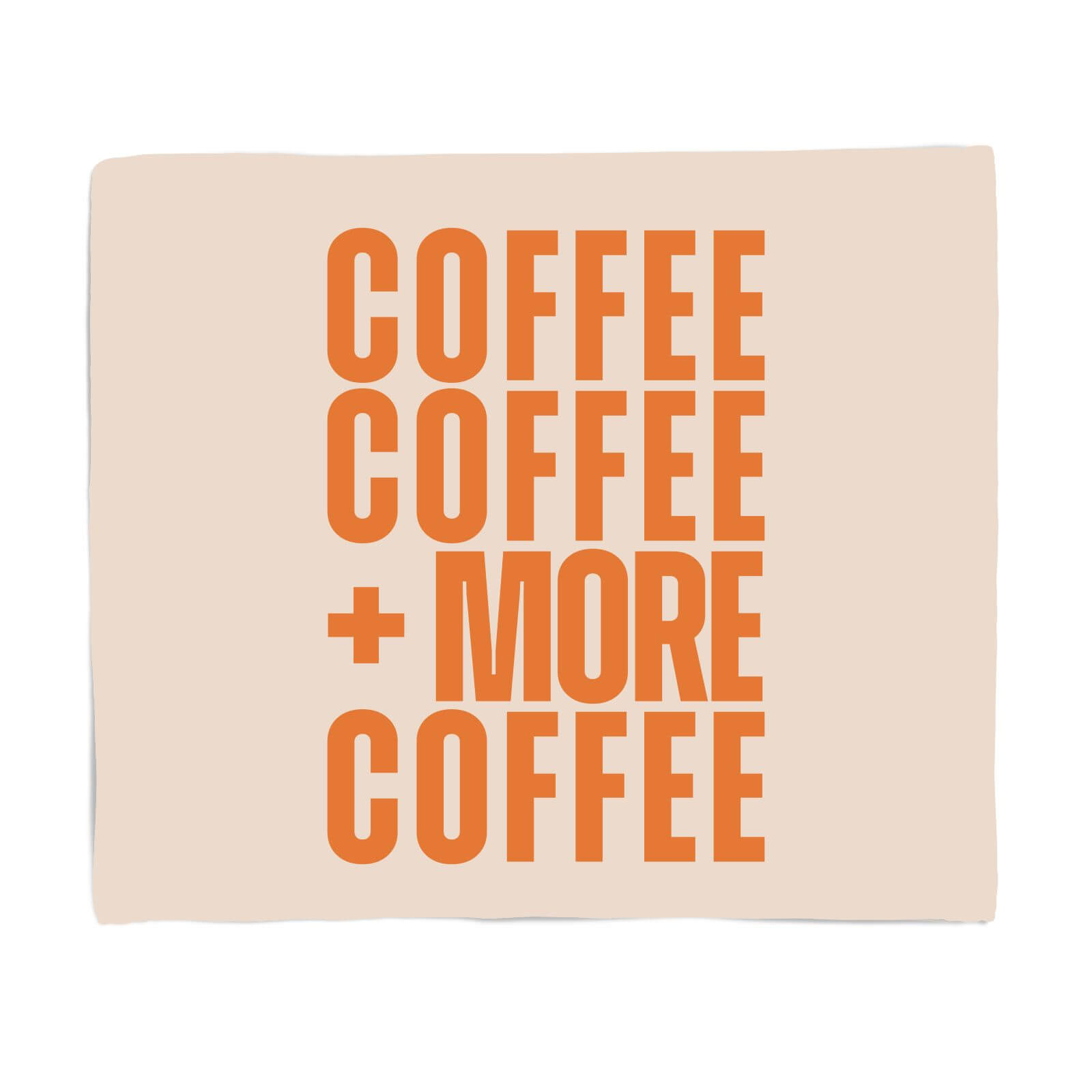 Coffee Coffee And More Coffee Fleece Blanket - S