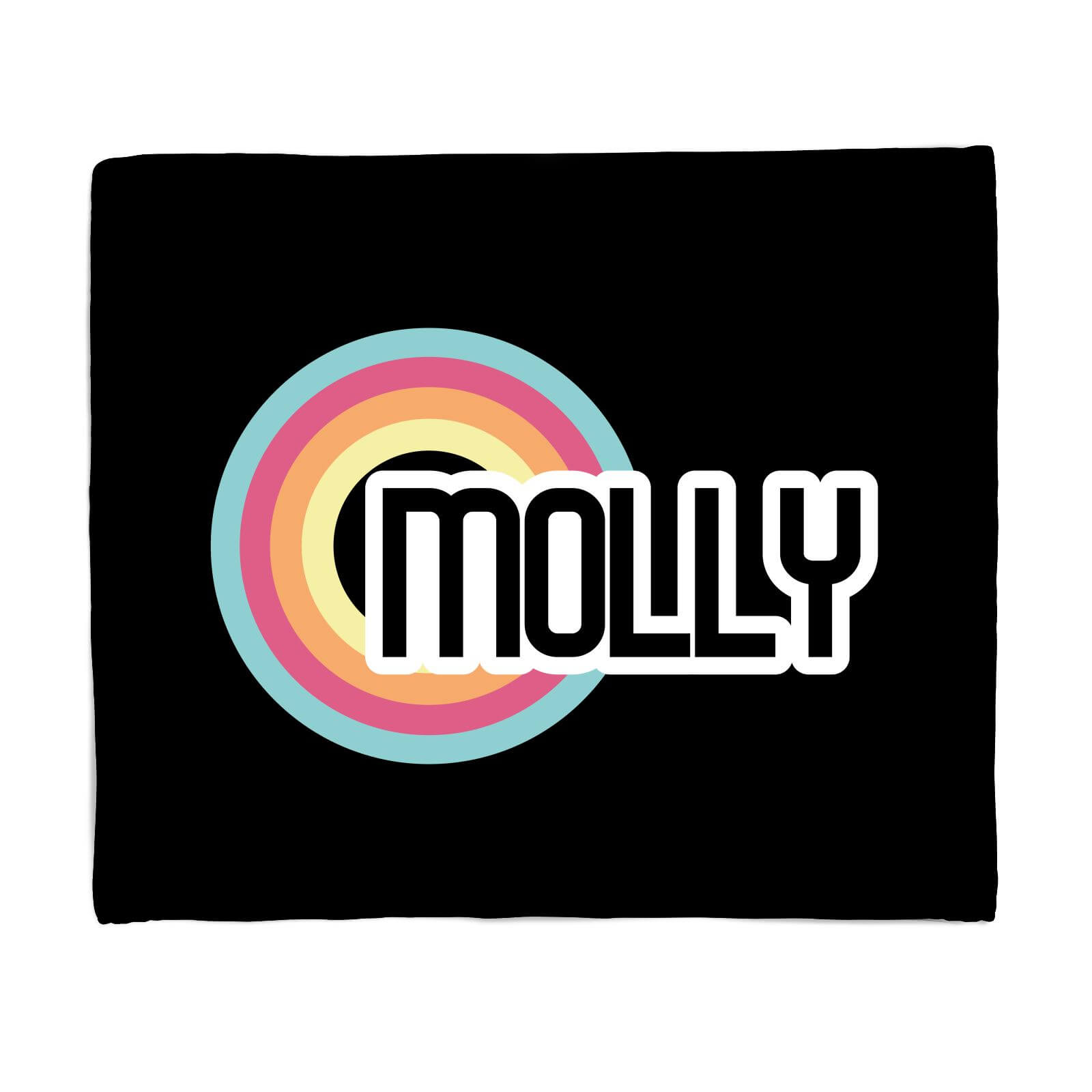 Molly Rainbow Fleece Blanket - S