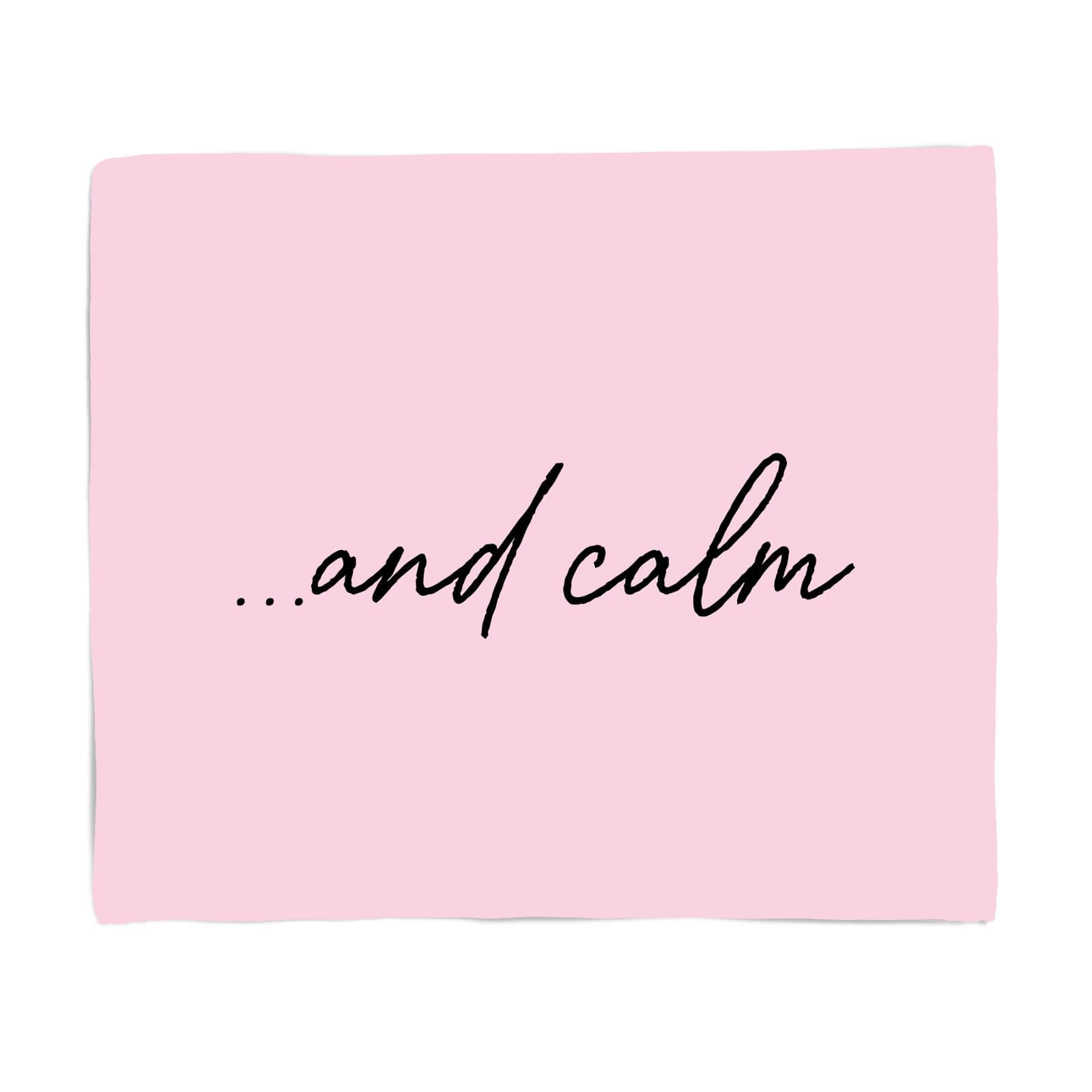 ...and Calm Fleece Blanket - S