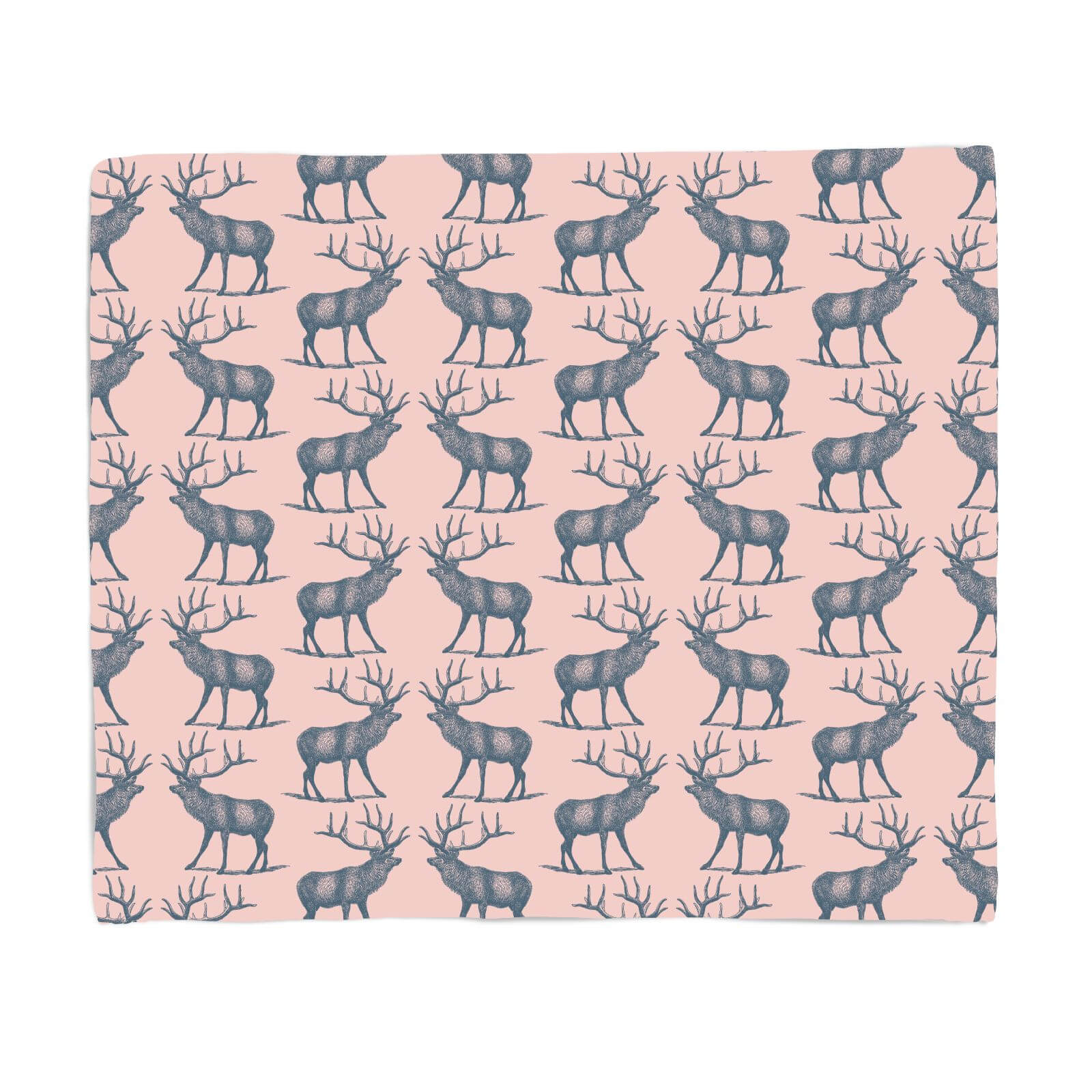 Deer Fleece Blanket - S