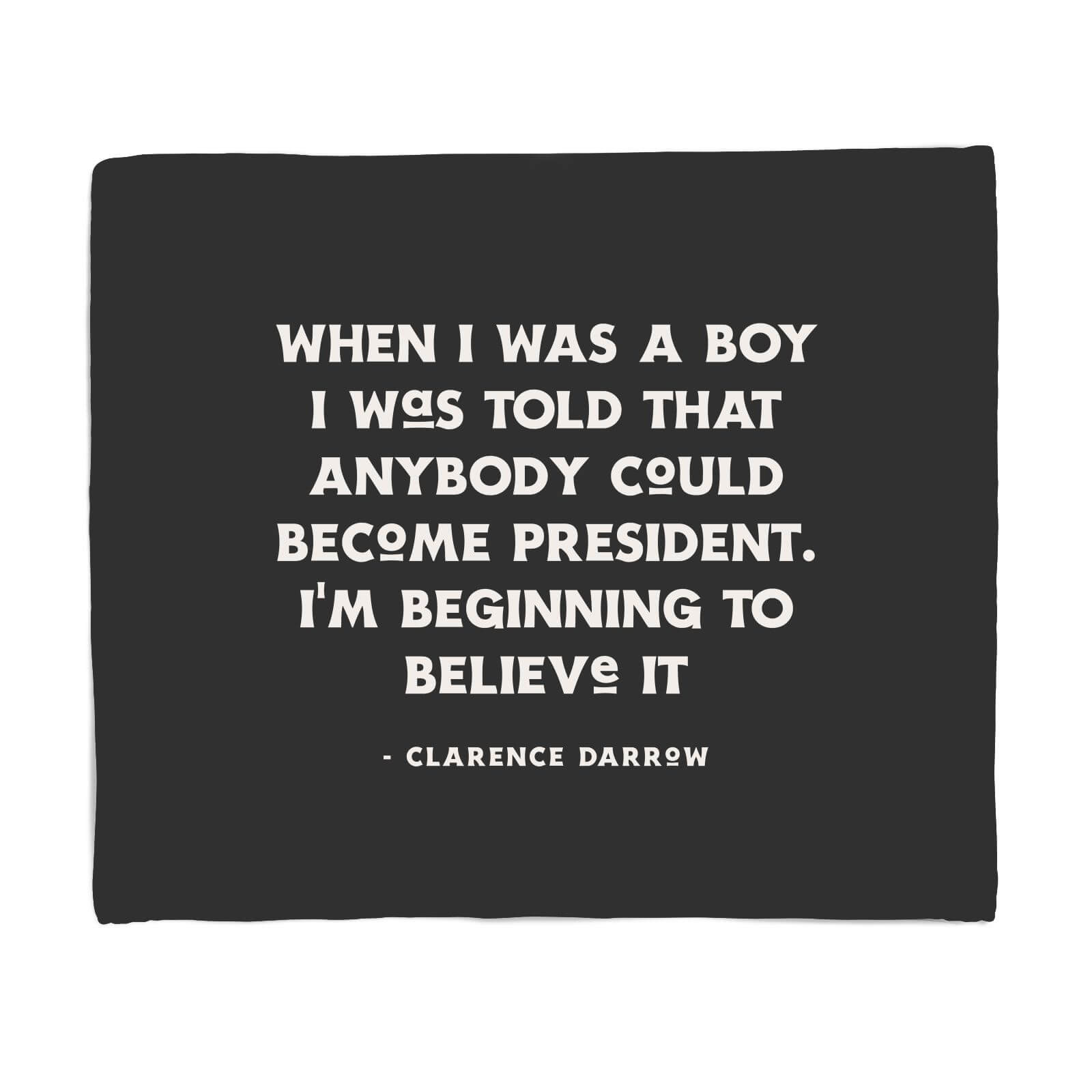 When I Was A Boy Fleece Blanket - S