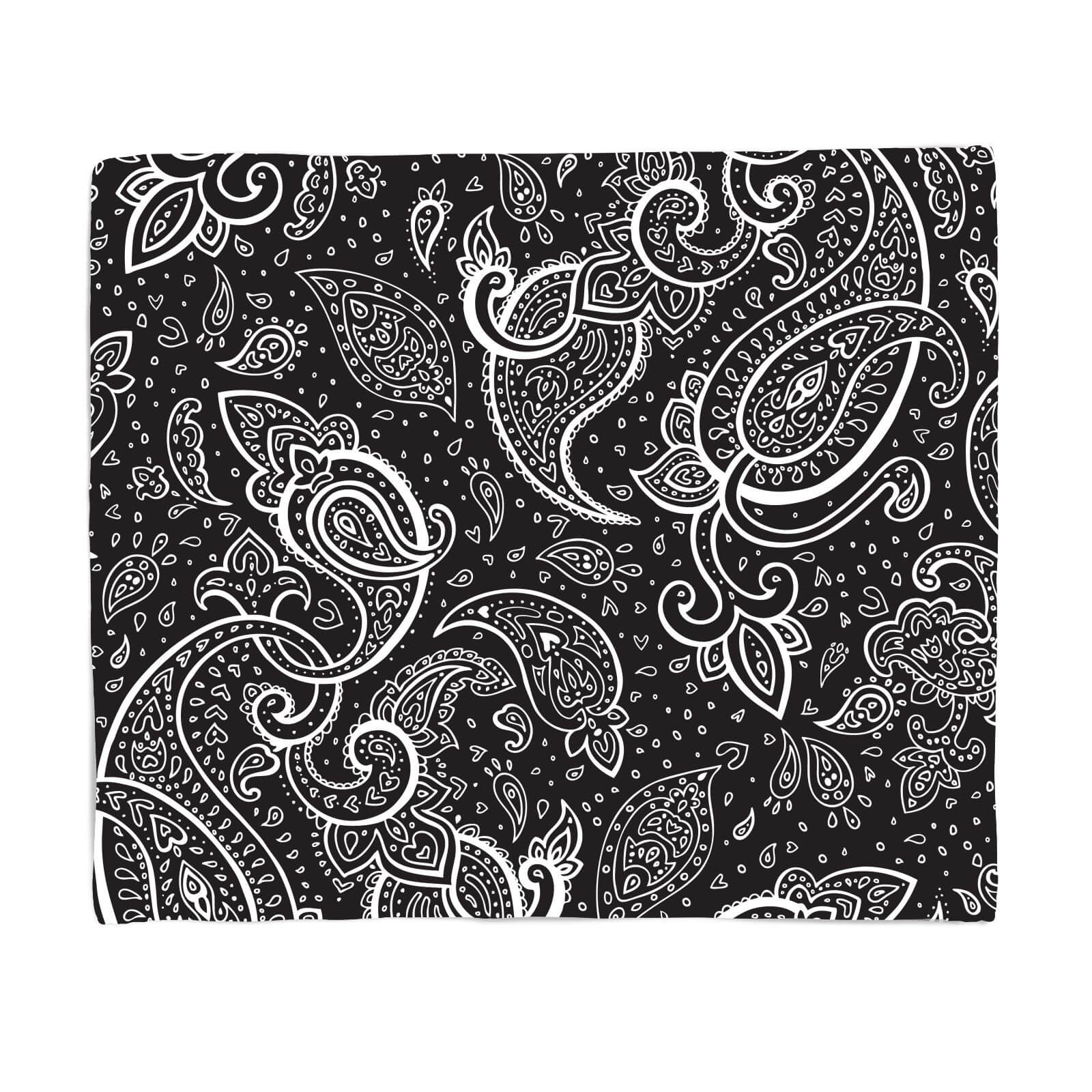 Inverted Paisley Fleece Blanket - S