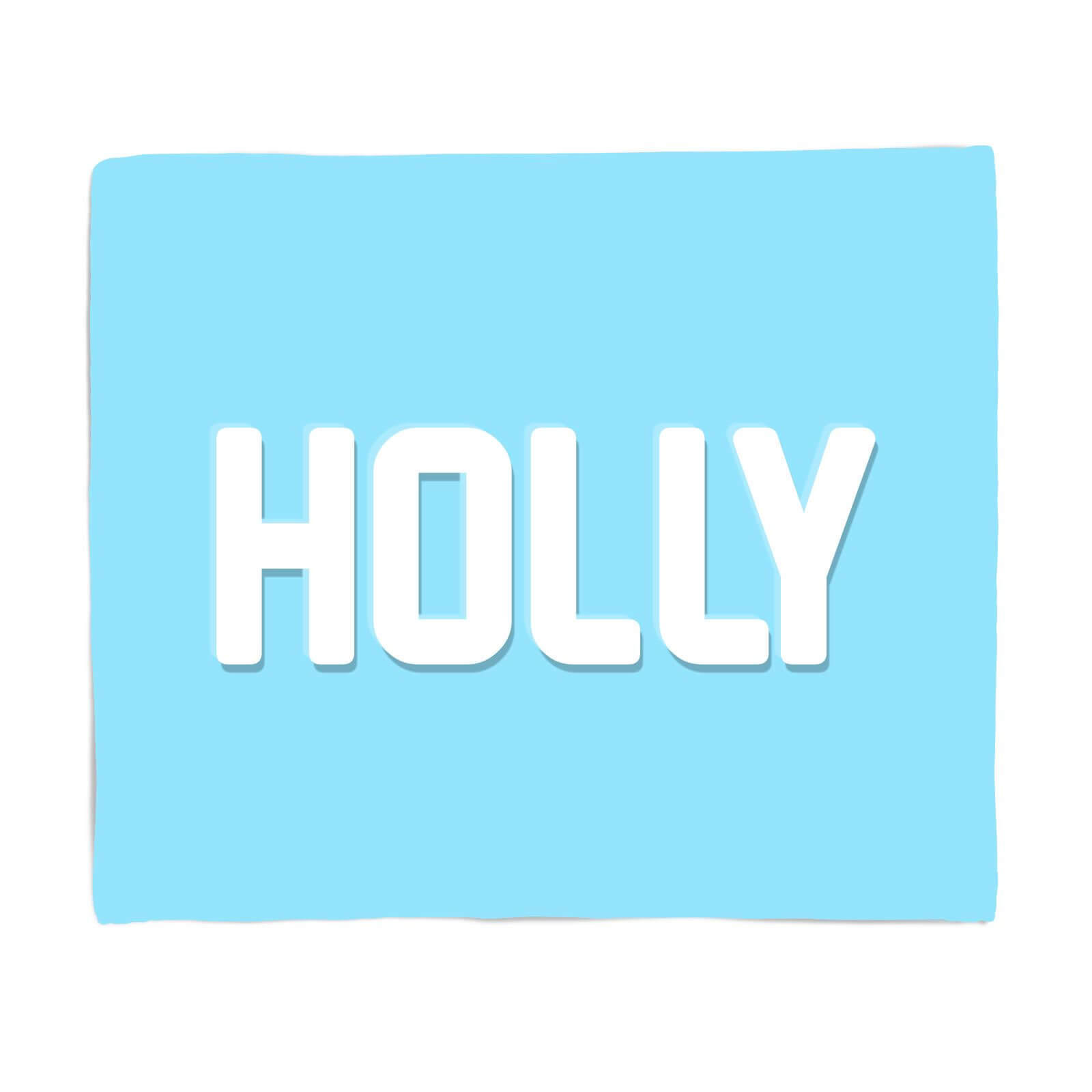 Embossed Holly Fleece Blanket - S