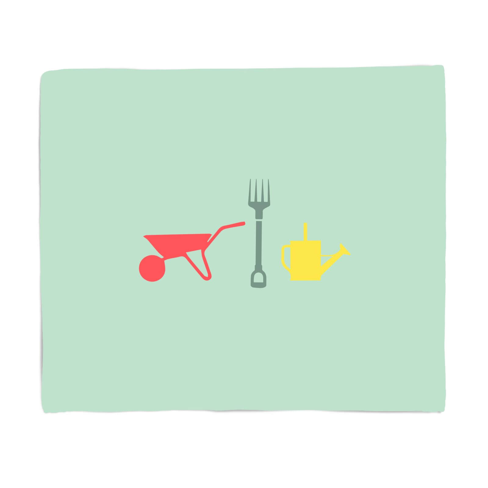 Wheelbarrow Fleece Blanket - S